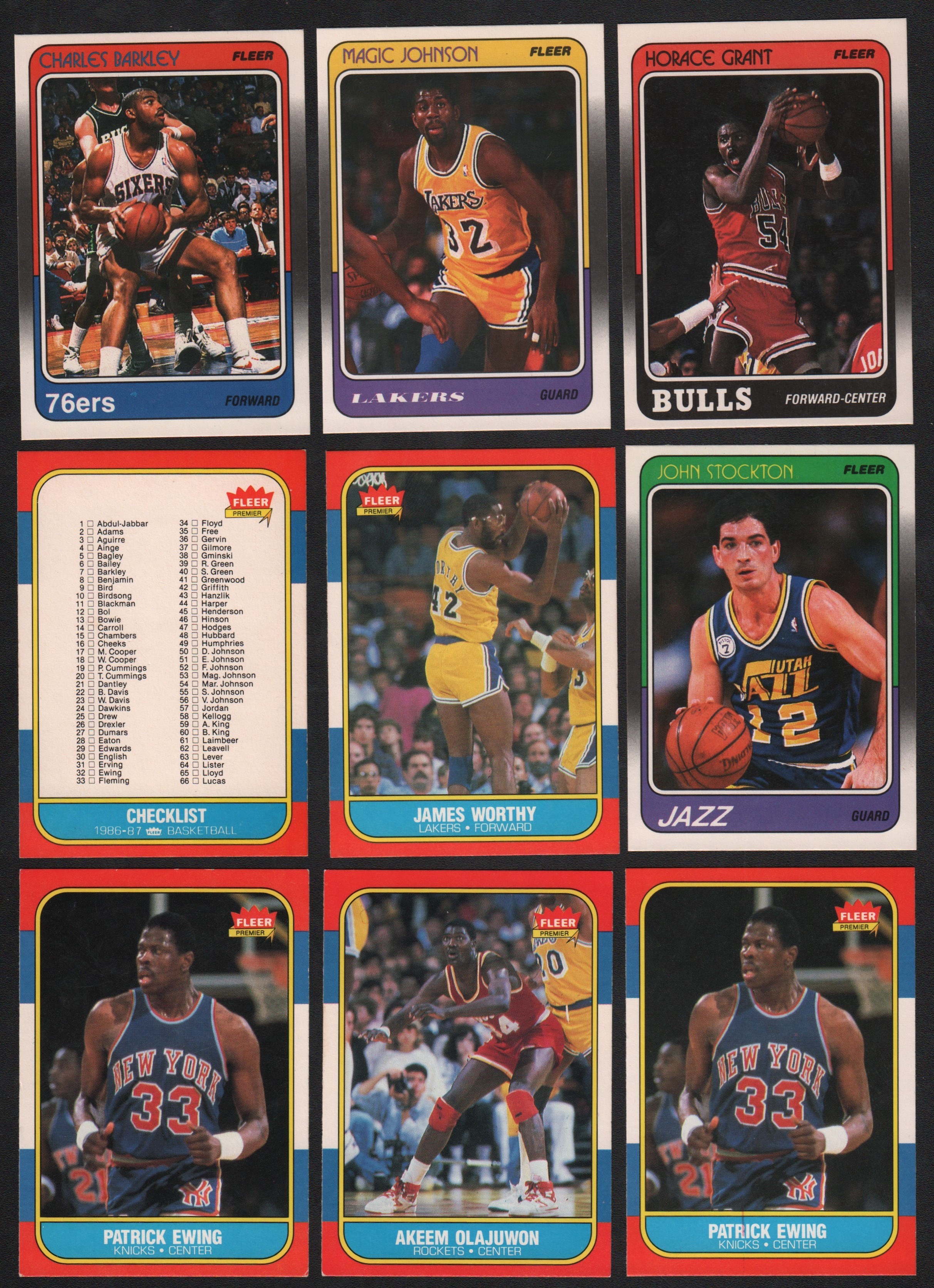 Baseball and Trading Cards - 1986 and 1988 Fleer Basketball Collection w/Michael Jordan (35+)