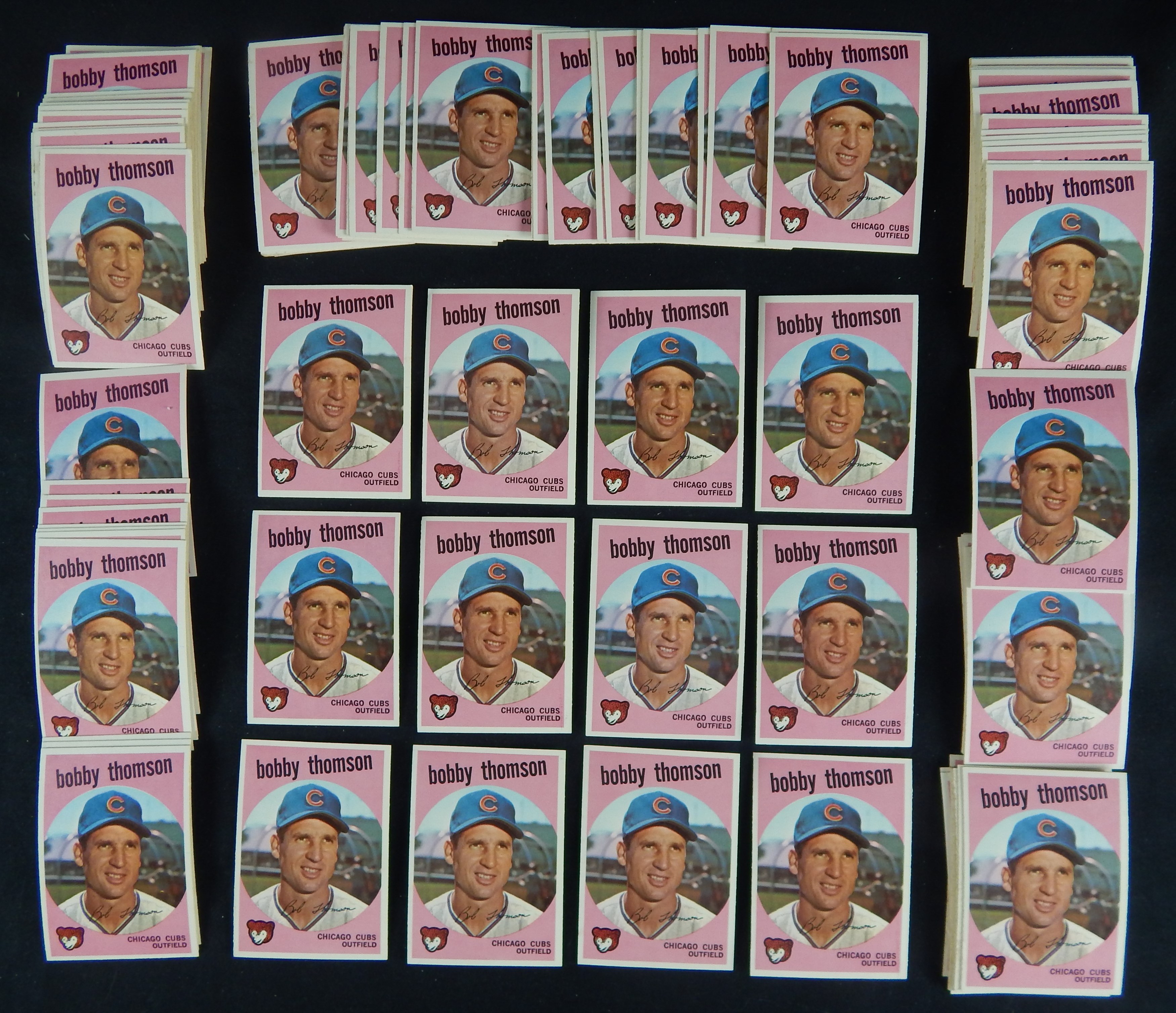 - 1959 Topps #429 Bobby Thomson Vending Lot of 117 Cards