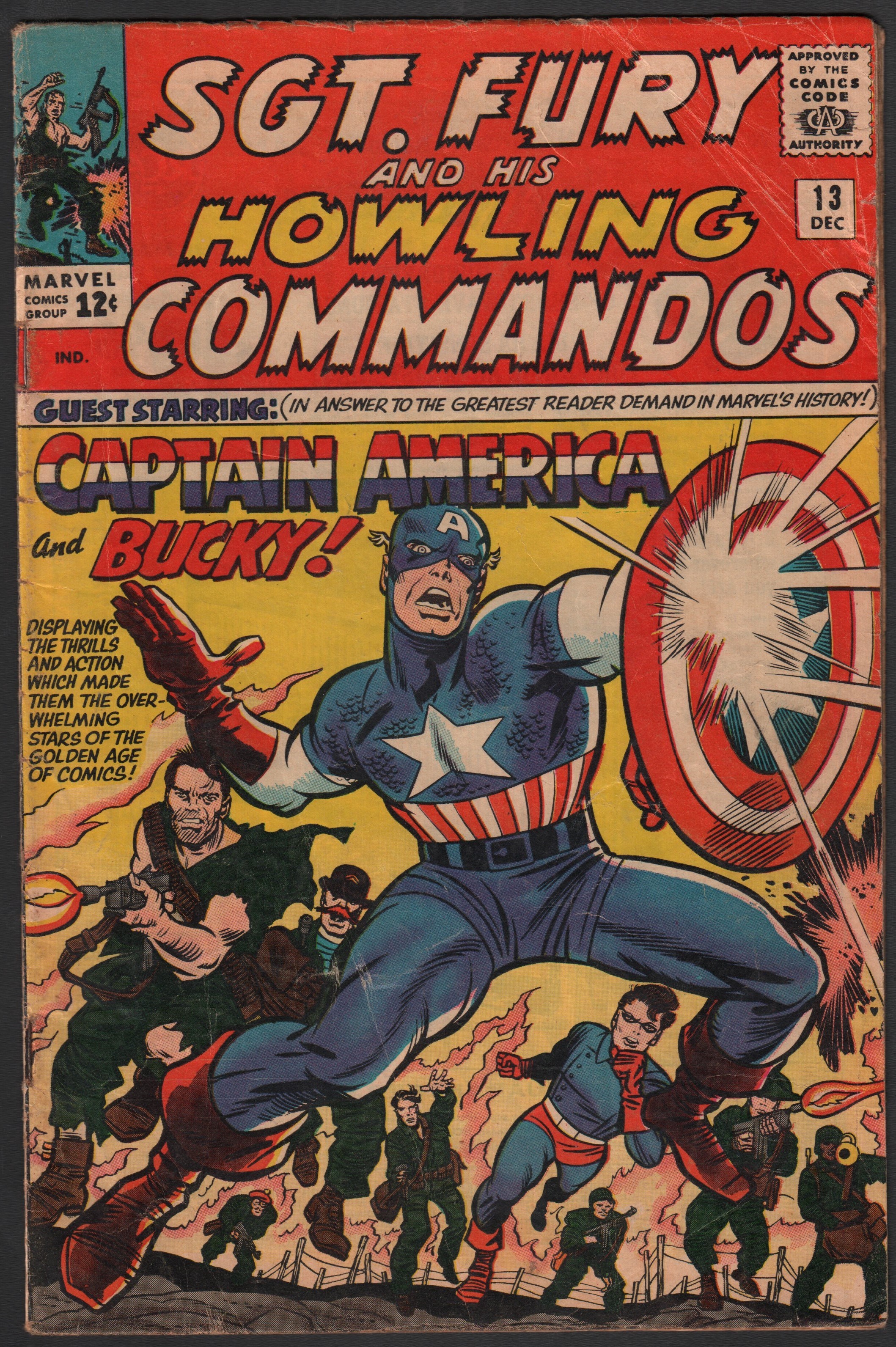 Comics - 1964 Sgt. Fury and His Howling Commando's #13
