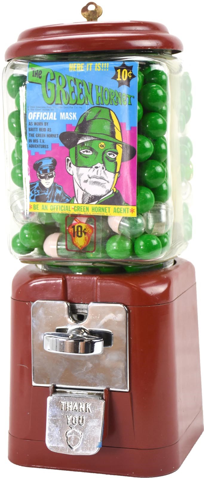 - 1967 Green Hornet Gumball Machine w/Prizes