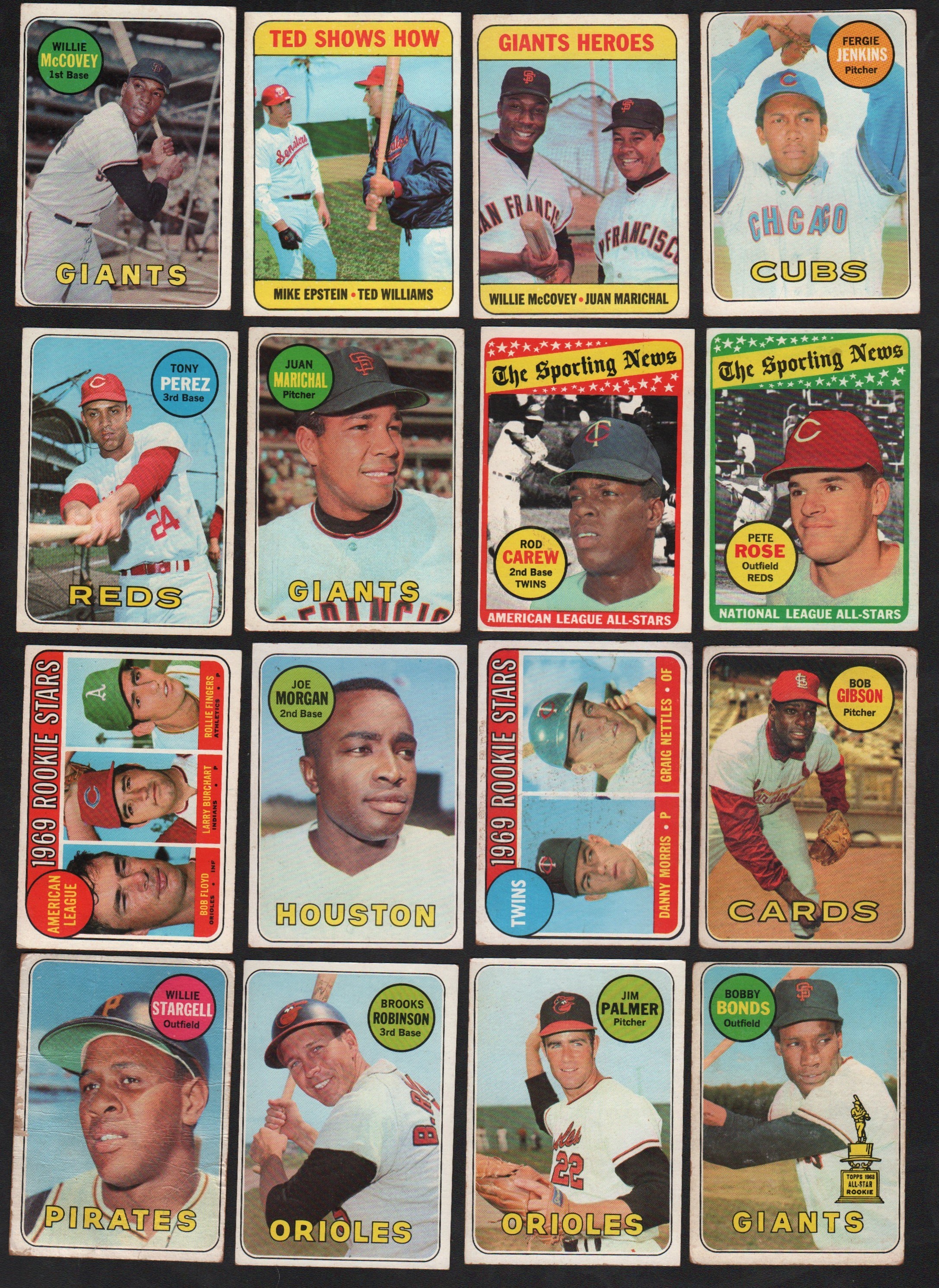 Baseball and Trading Cards - 1969 Topps Baseball Starter Set w/Some HOFers