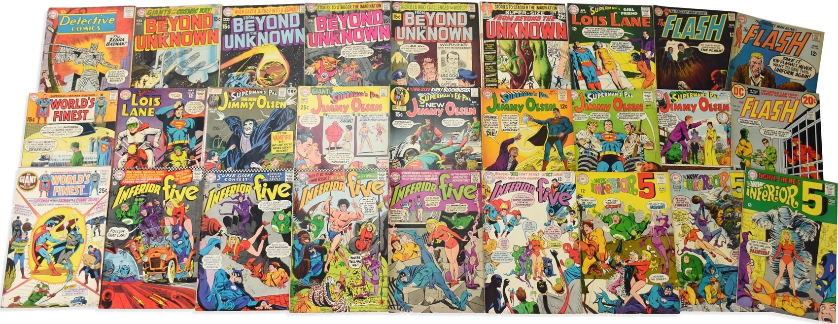 1960s-70s Nice DC Comic Lot w/ Jack Kirby (71)