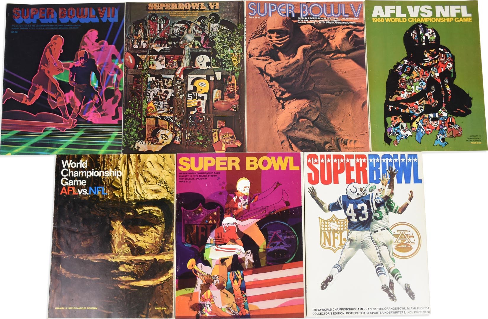 - 1967-2005 Super Bowl Program Complete Run (39/39)