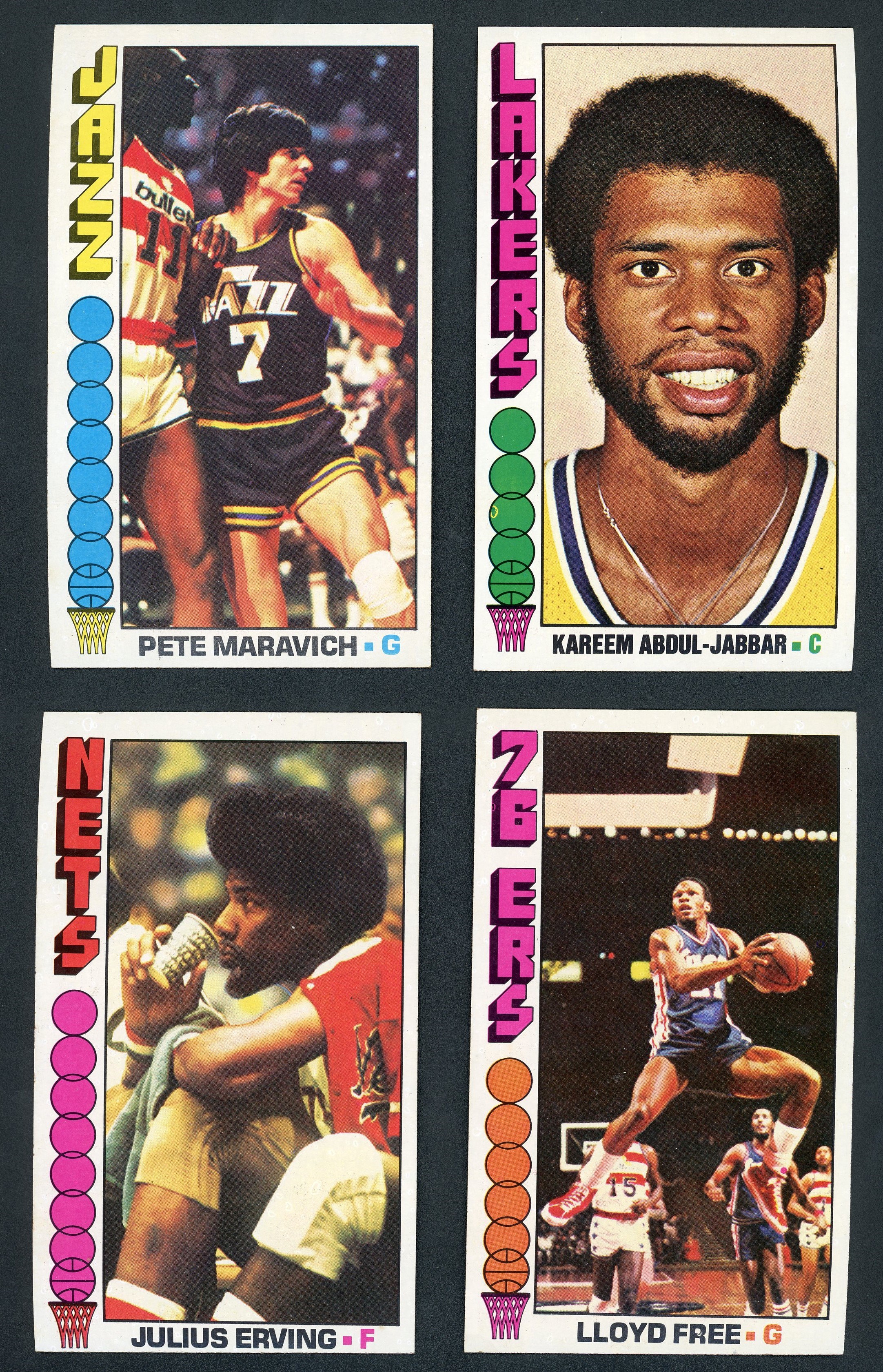 Baseball and Trading Cards - 1976/77 Topps "Tall Boy" Basketball Complete Set