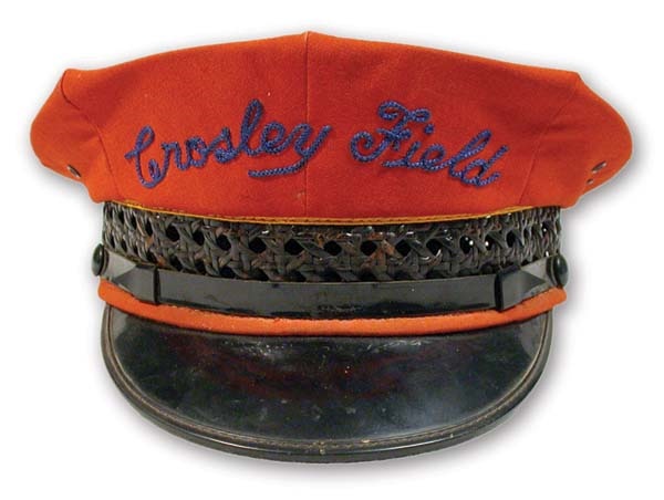 Pete Rose & Cincinnati Reds - 1950's Crosley Field Usher's Cap