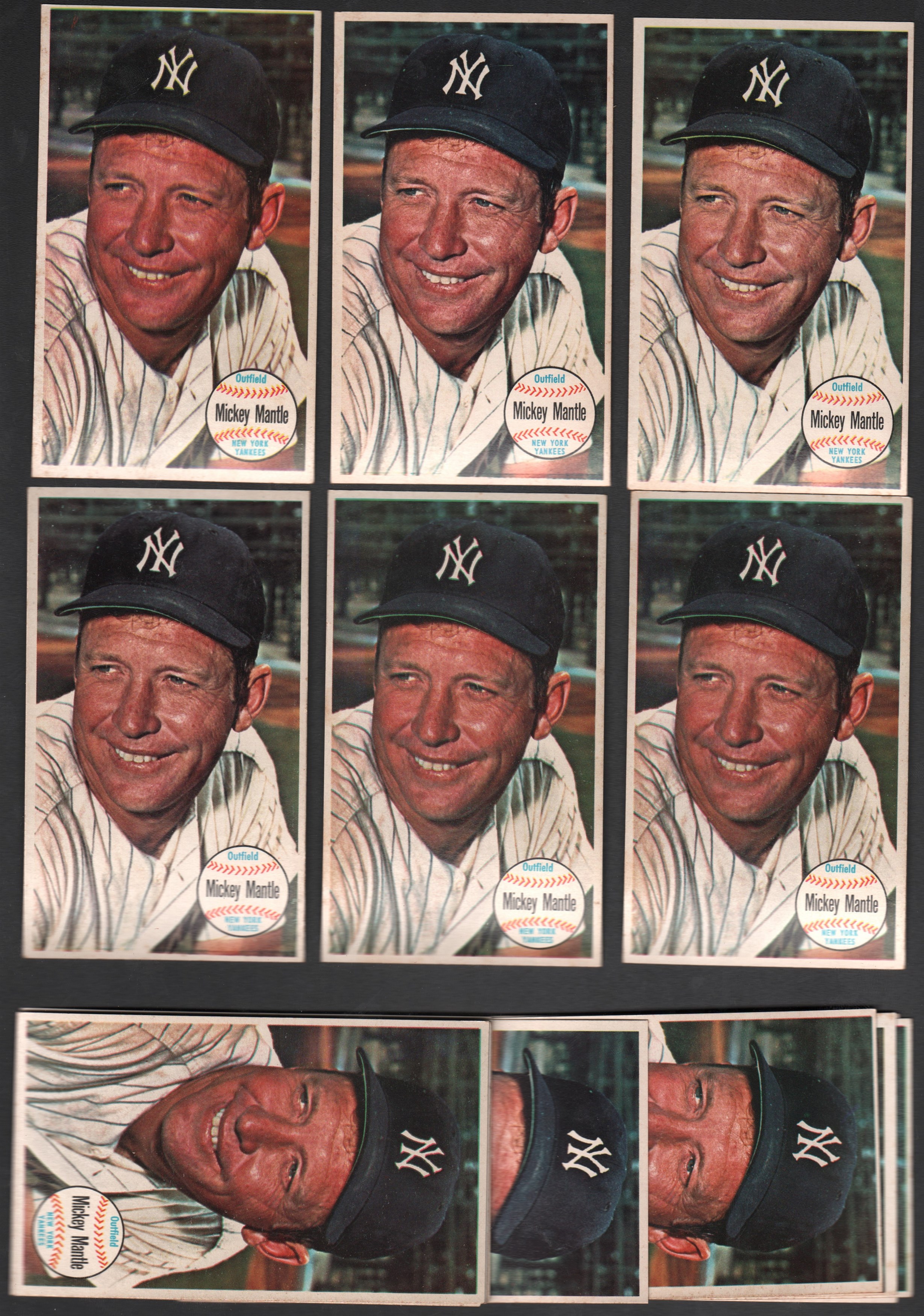Baseball and Trading Cards - 1964 Topps Giants #25 Mickey Mantle Lot of 20