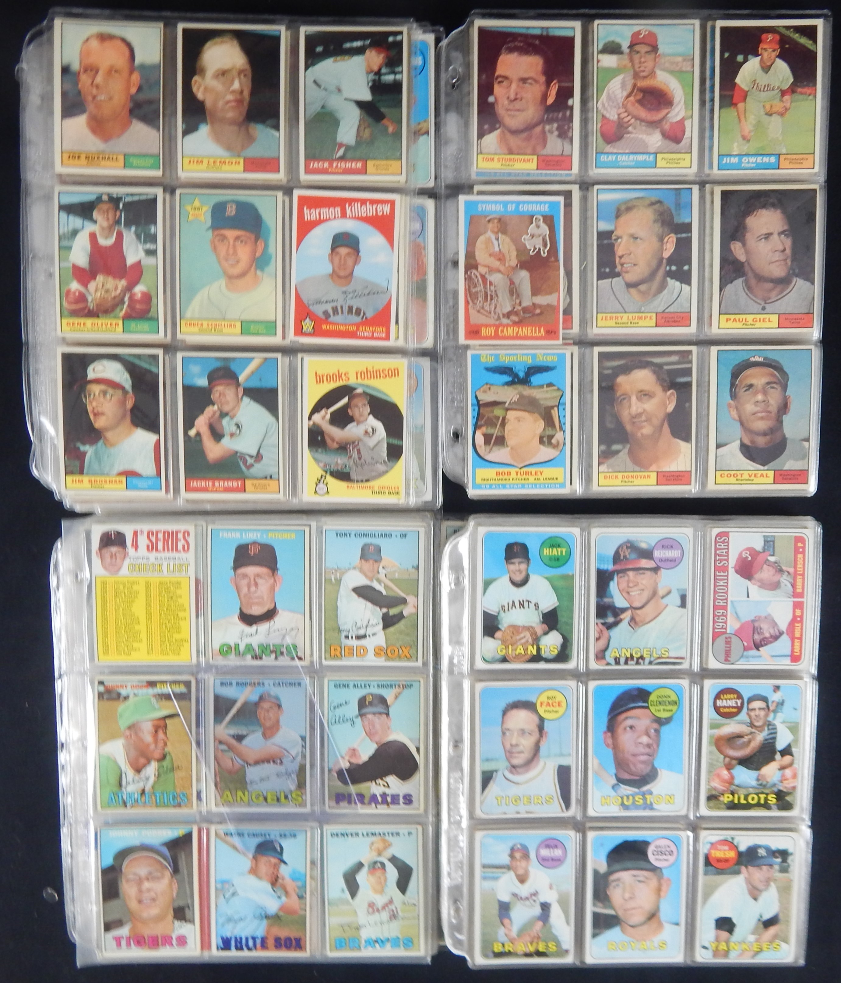 Best of the Best - 1959-69 Topps Baseball Collection (875+ Cards)