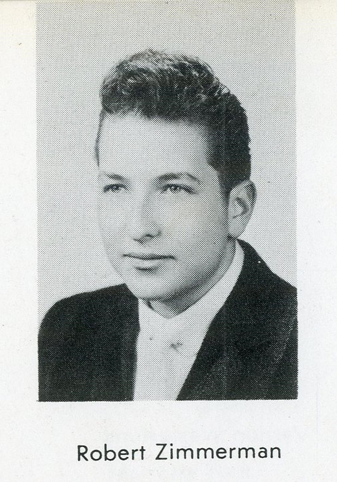 Rock 'N' Roll - 1959 Bob Dylan High School Yearbook