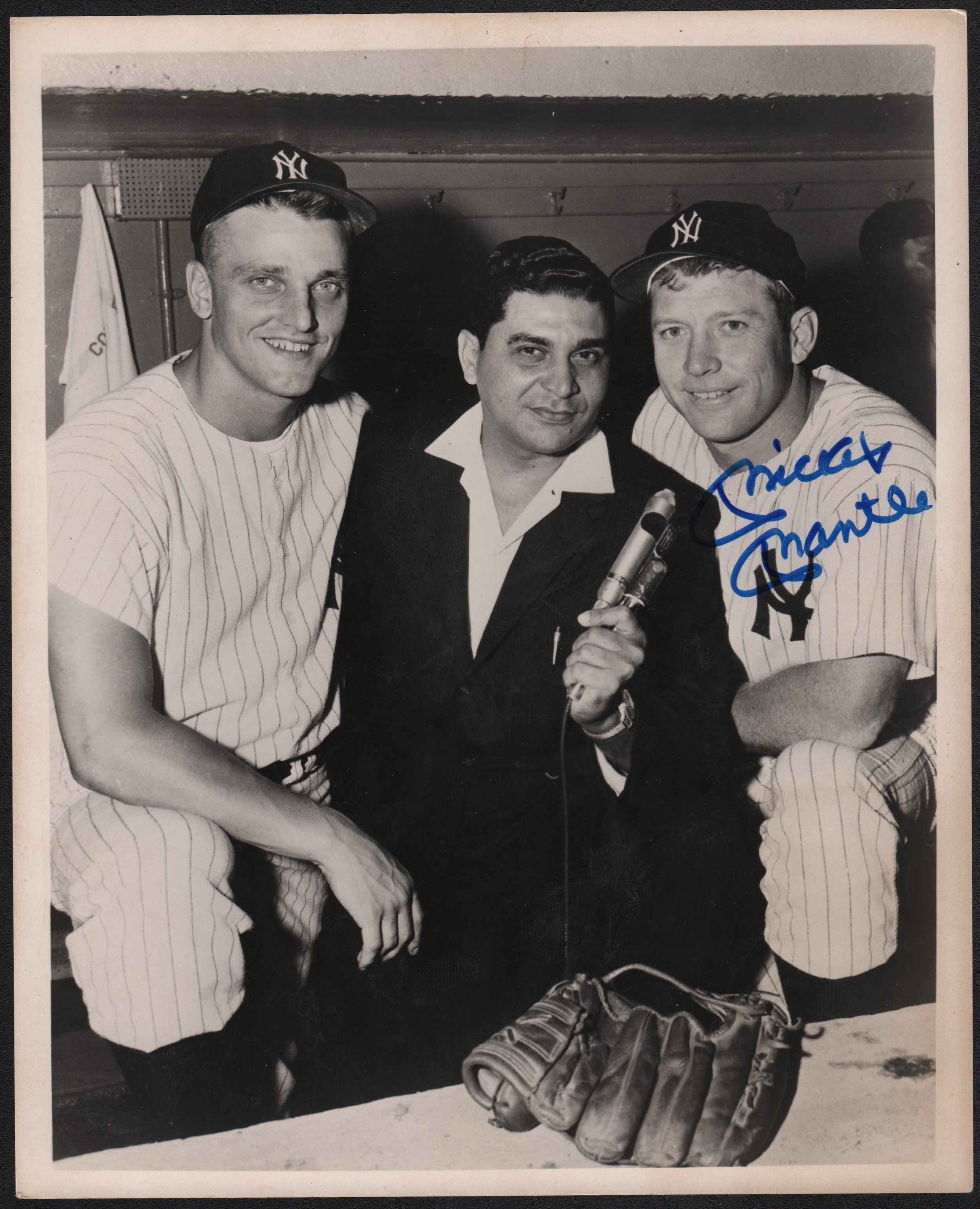 1980 Mickey Mantle In Person Signed Photo w/Roger Maris