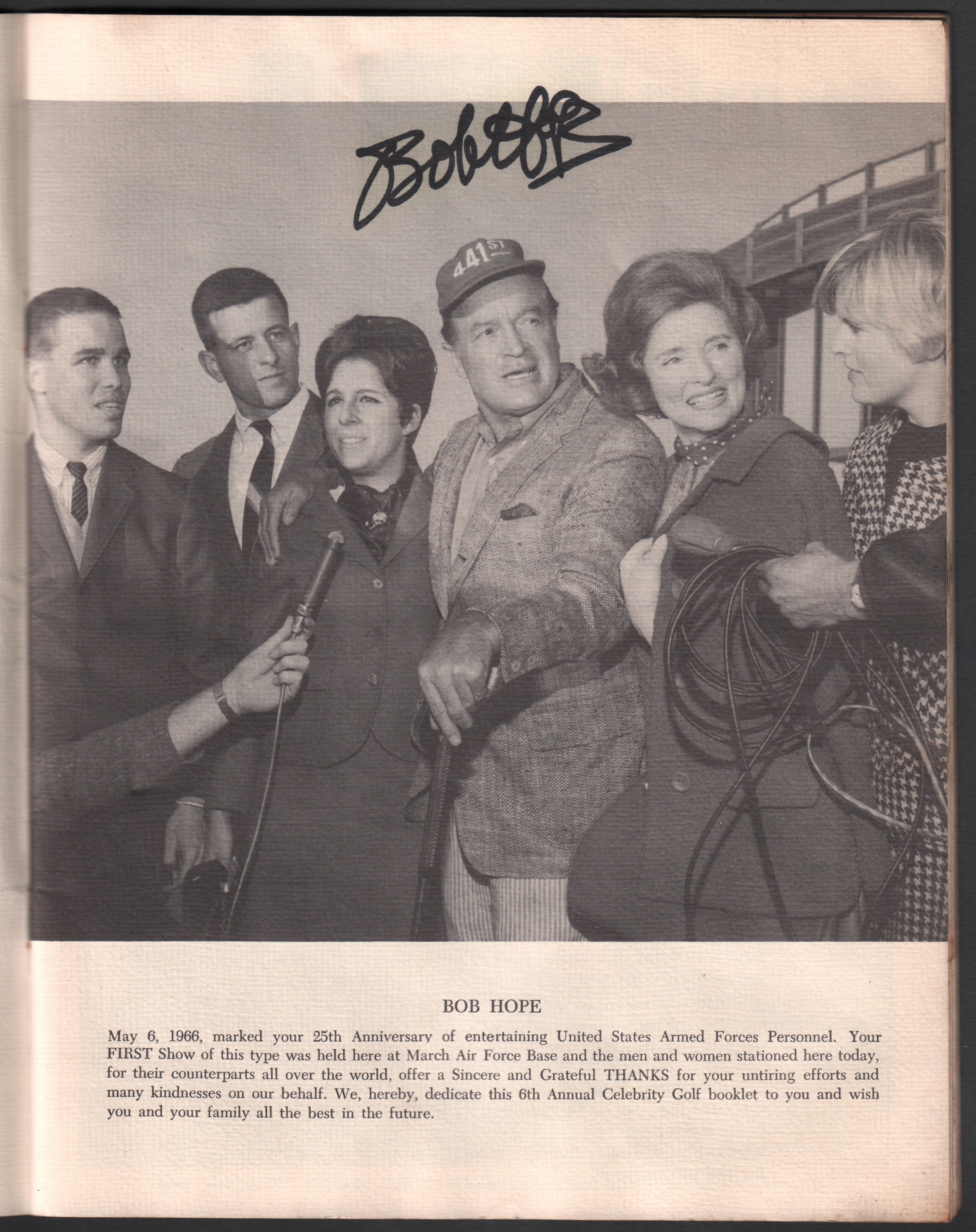 1966 Bob Hope Signed Celebrity Golf Tournament Program & More (2)