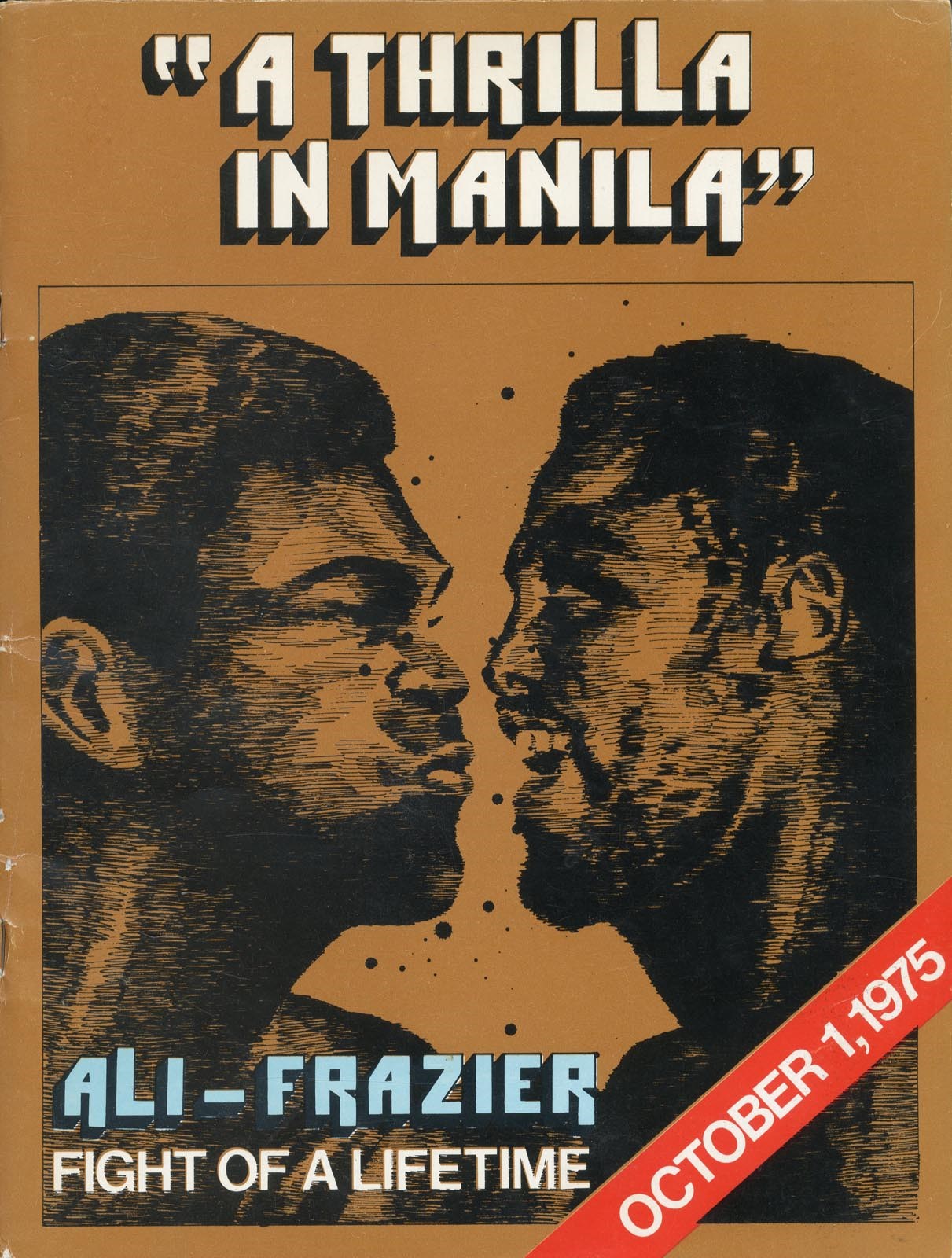 1975 Ali vs. Frazier III "Thrilla in Manila" On-Site Program