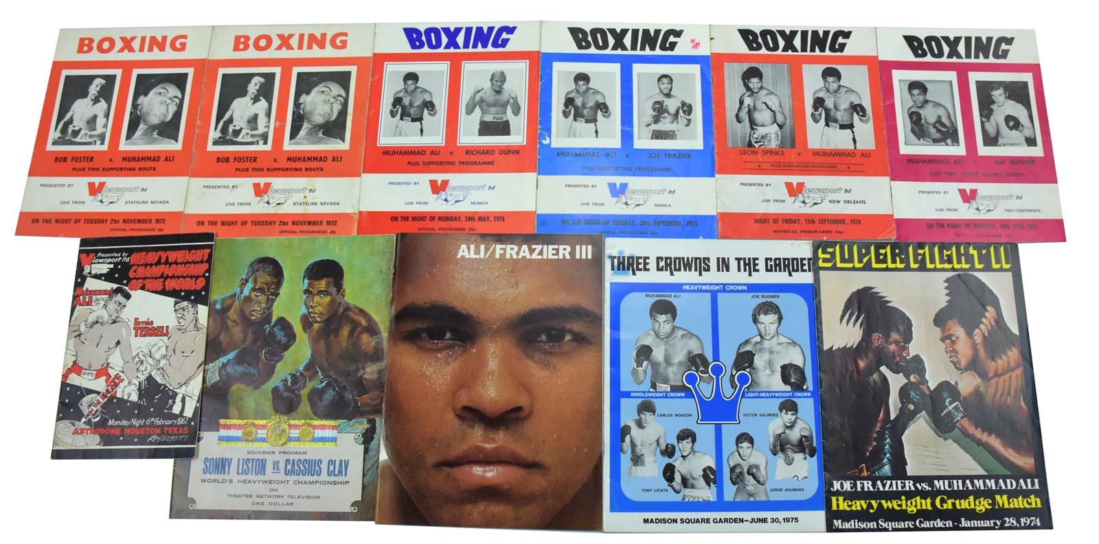 - 1960s-70s Muhammad Ali Closed Circuit Program Collection (11)