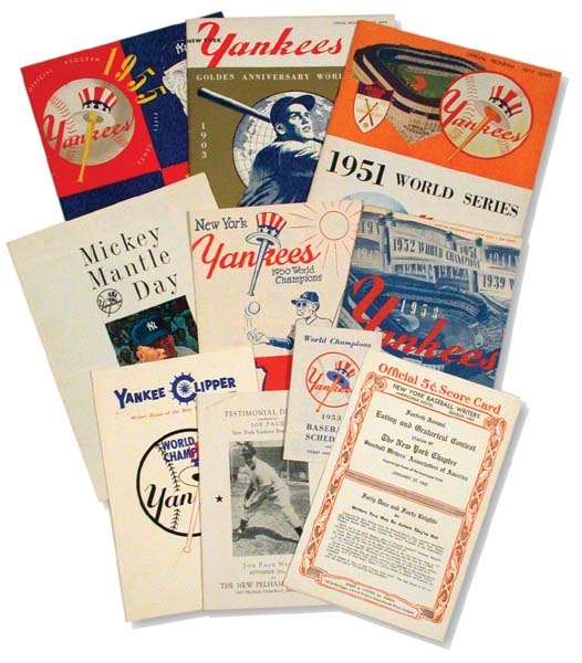 - 1940's-60's New York Yankees Publication Collection