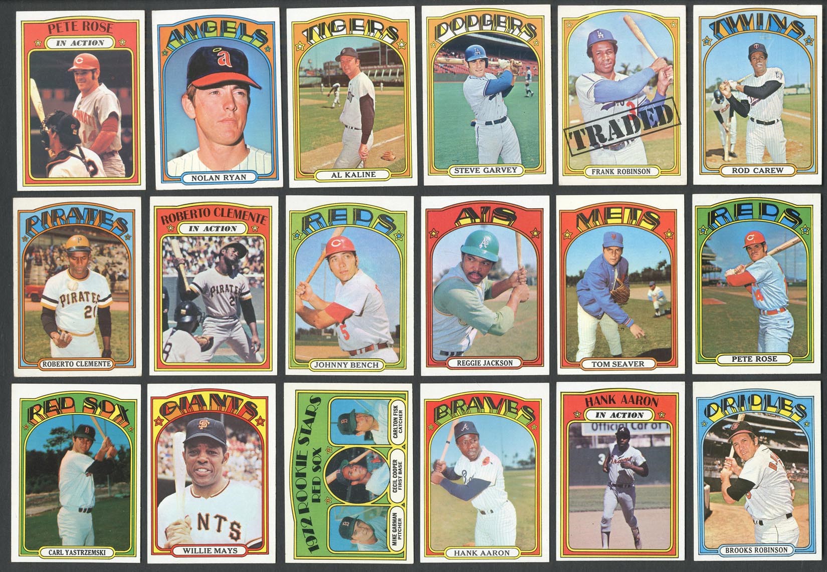 - 1972 Topps HIGH GRADE Complete Set of 787 Cards