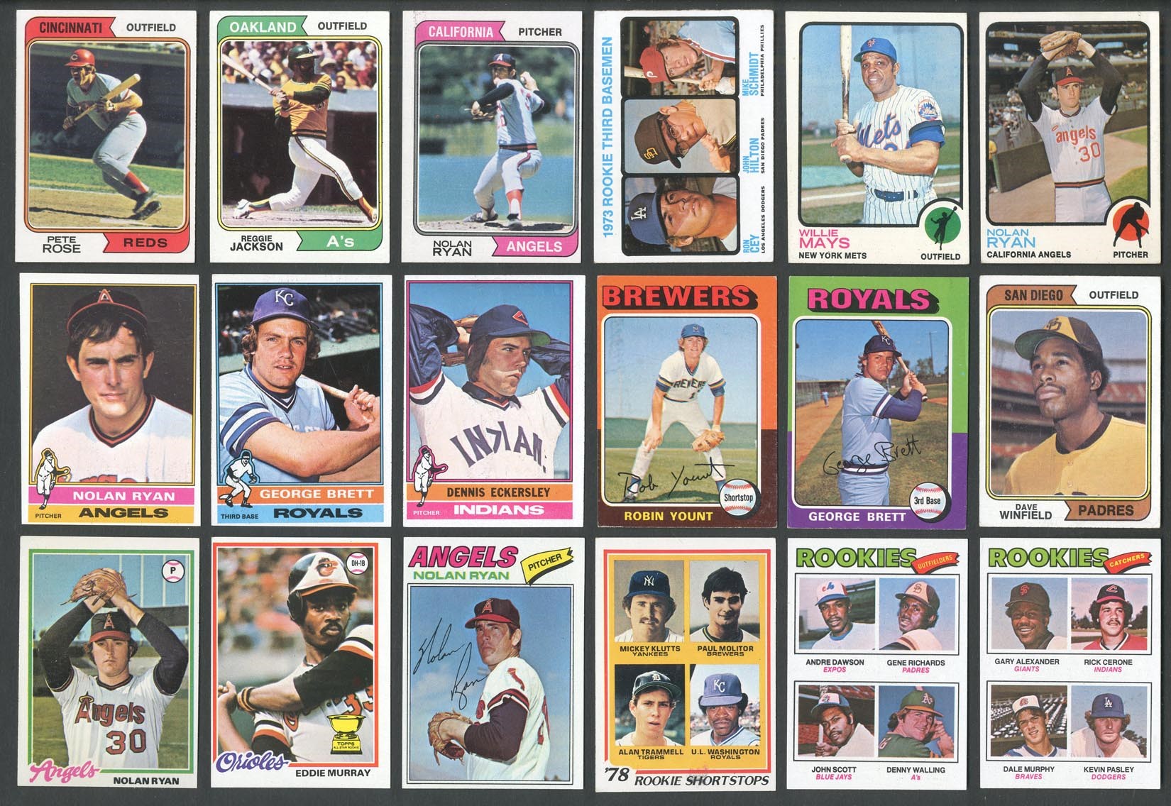 Baseball and Trading Cards - 1973-78 Topps Collection of Complete and Near-Complete Sets