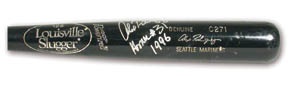 - 1996 Alex Rodriguez Game Used Home Run Bat (34")