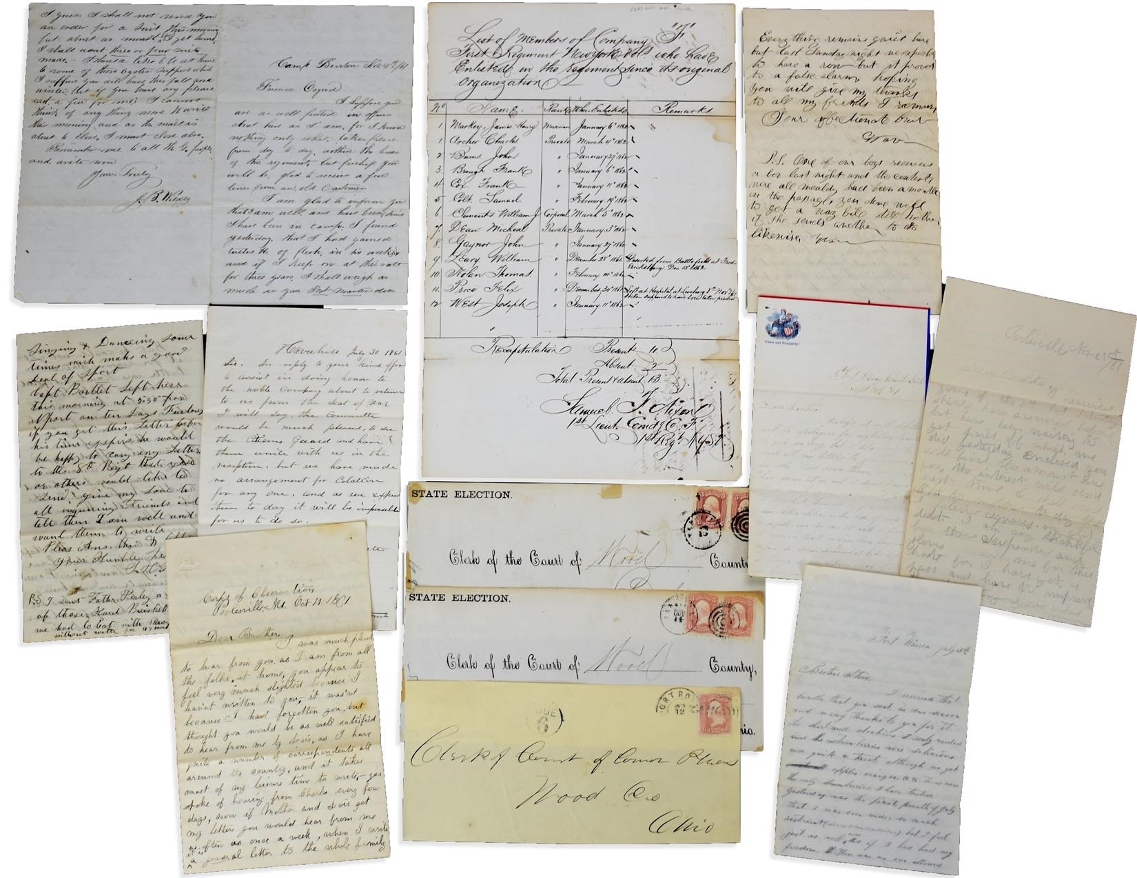 Rock And Pop Culture - Civil War Letters & Covers & More (50+)