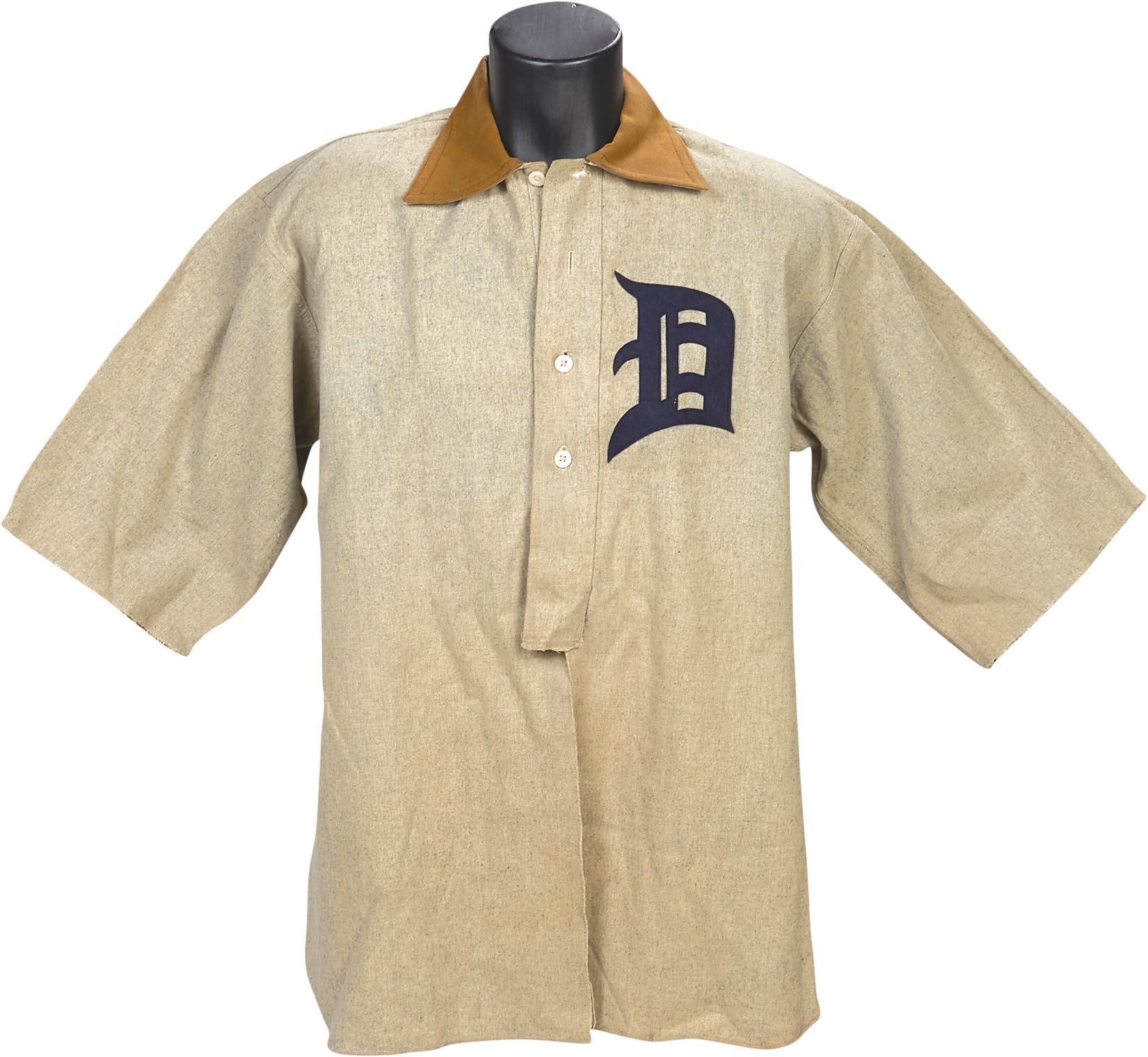 Ty Cobb and Detroit Tigers - Circa 1907 Bobby Lowe Detroit Tigers Game Worn Jersey