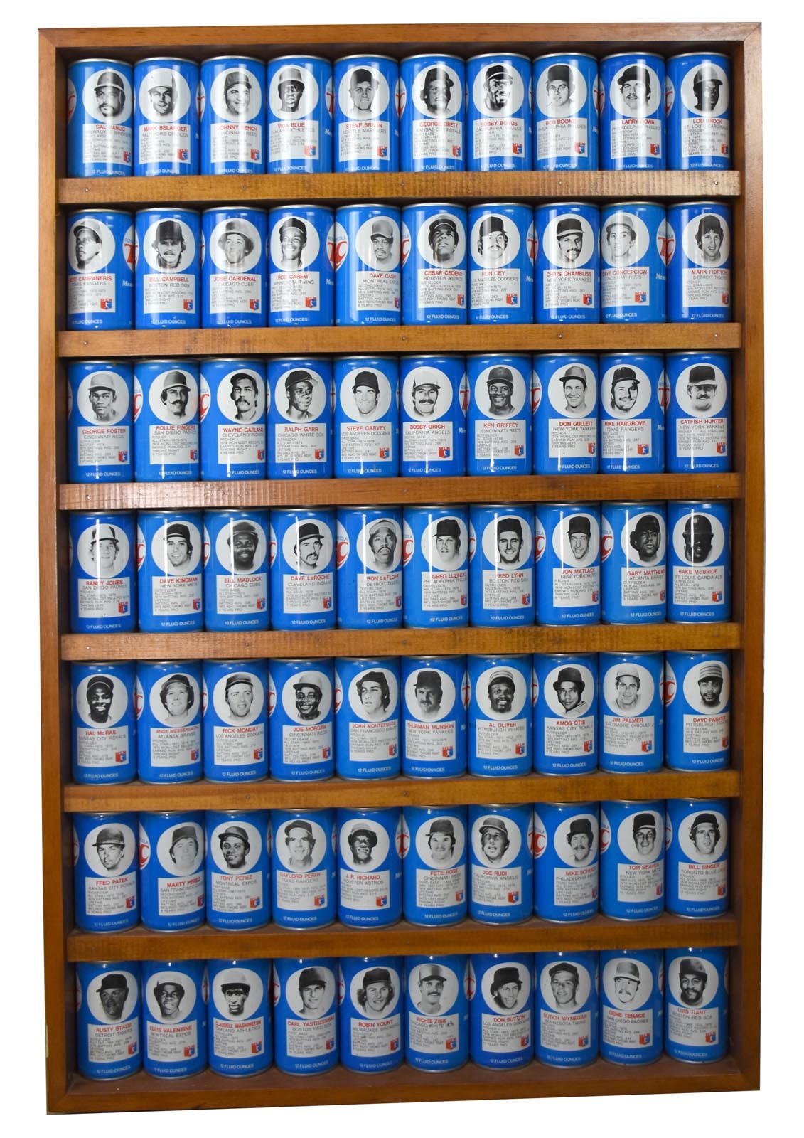 - RC Cola Baseball Cans in Original Custom Shelf (70)