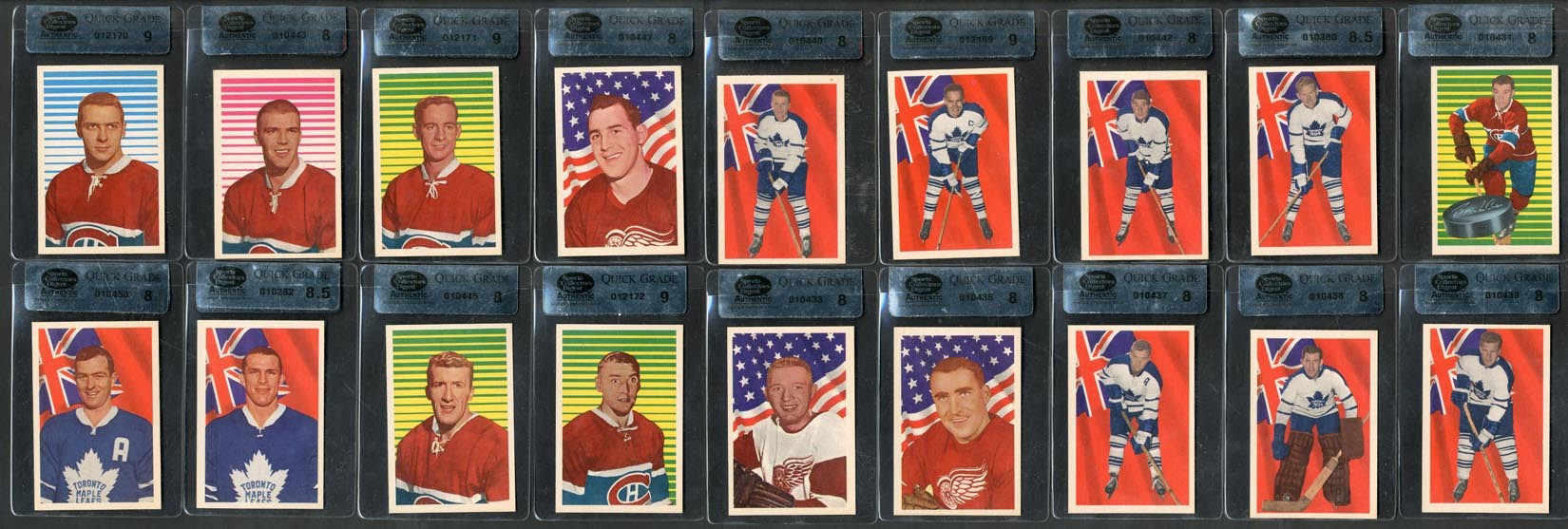 - 1960s-70s Parkhurst and Topps HIGH GRADE Hockey Collection (35)