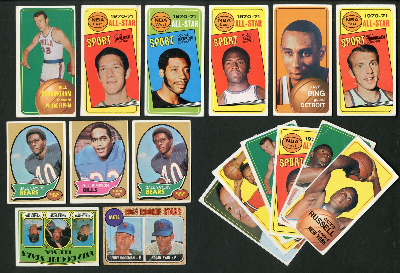 Baseball and Trading Cards - 1920s-70s Multi-Sport Collection with Major Stars and Rookies (1000+)