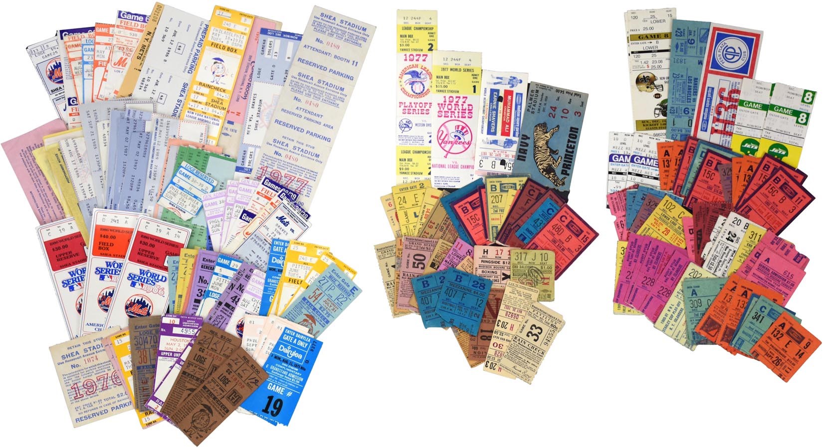 Baseball Memorabilia - 1940s-80s Multi-Sport Ticket and Program Collection (175+)
