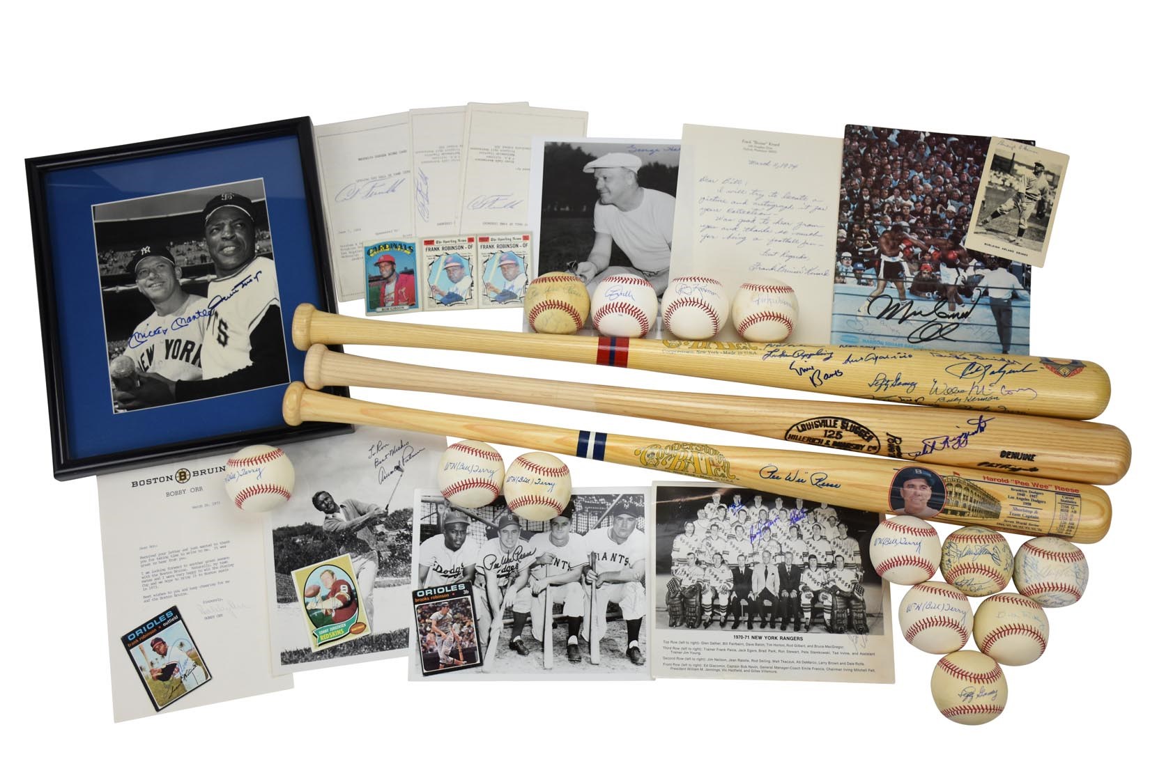 Baseball Autographs - Multi-Sport Autograph Collection with Mantle & Grange (100+)