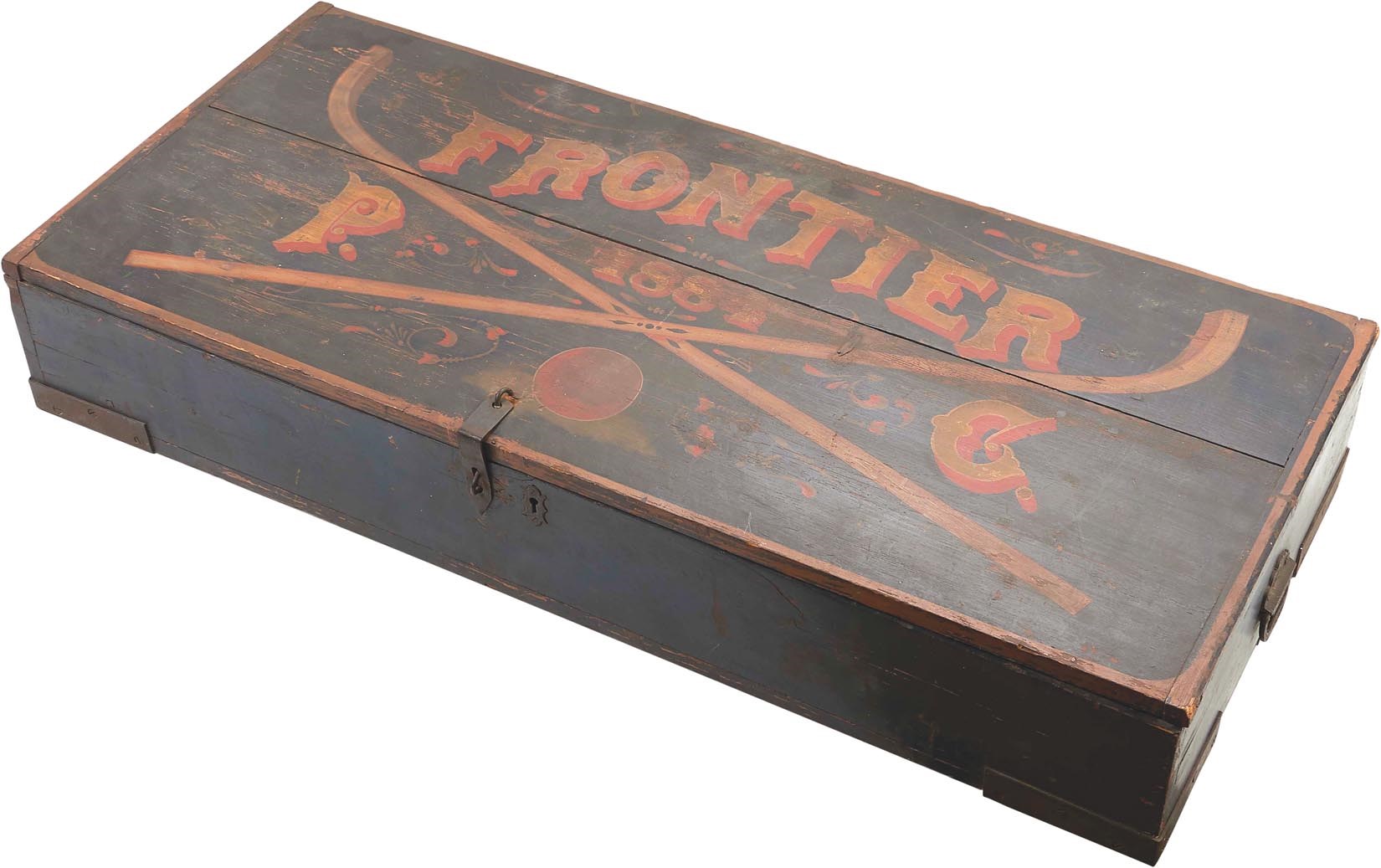 - 1884 Frontier Hockey Team Equipment Trunk