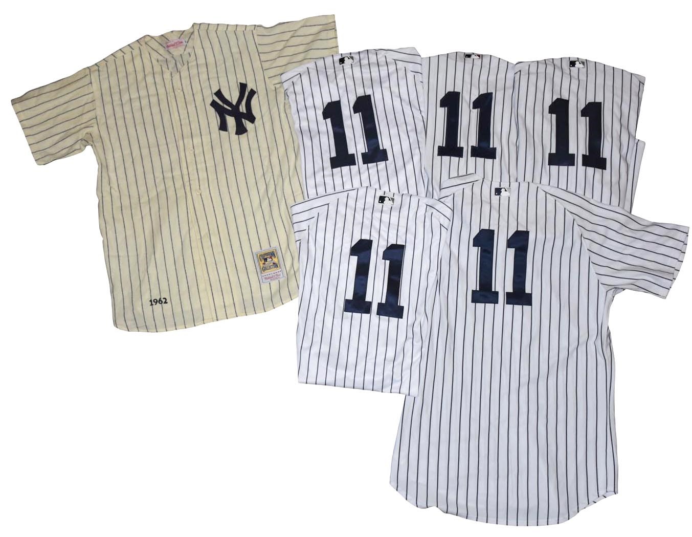 Joe DiMaggio New York Yankees Mitchell Ness Iconic Legendary Pinstripe  Jersey