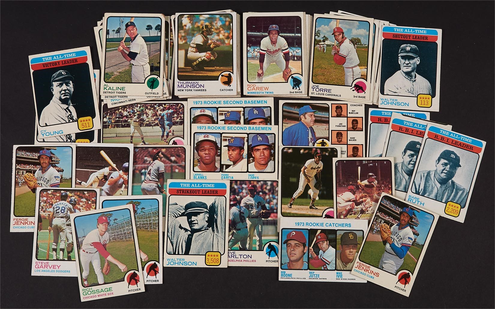 - Huge 1973 Topps Baseball Card Lot of 3,000+ Cards