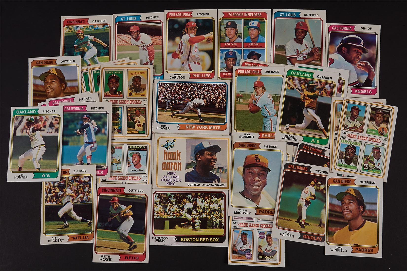 - HIGH GRADE 1974 Topps Baseball Card Lot Fresh From Vending (2,500+)