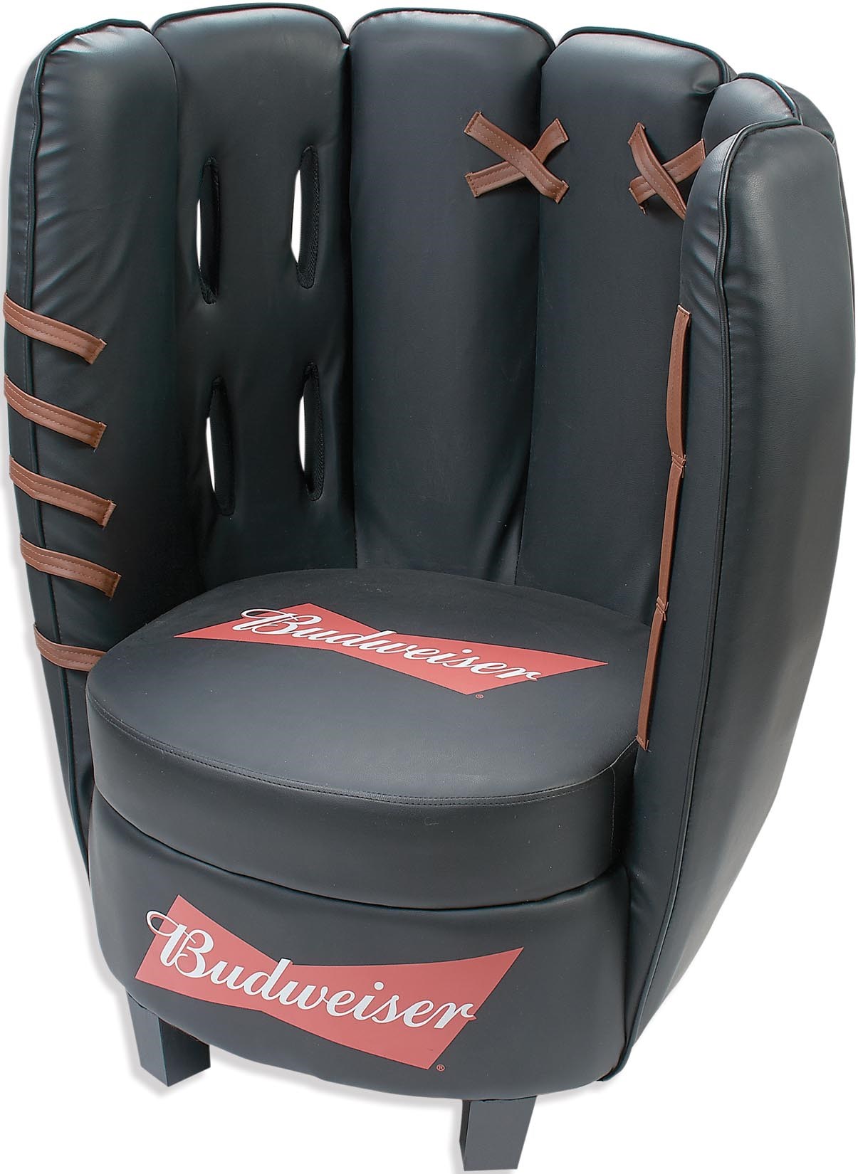 Baseball Memorabilia - Giant Budweiser Beer Promotional Baseball Glove Chair