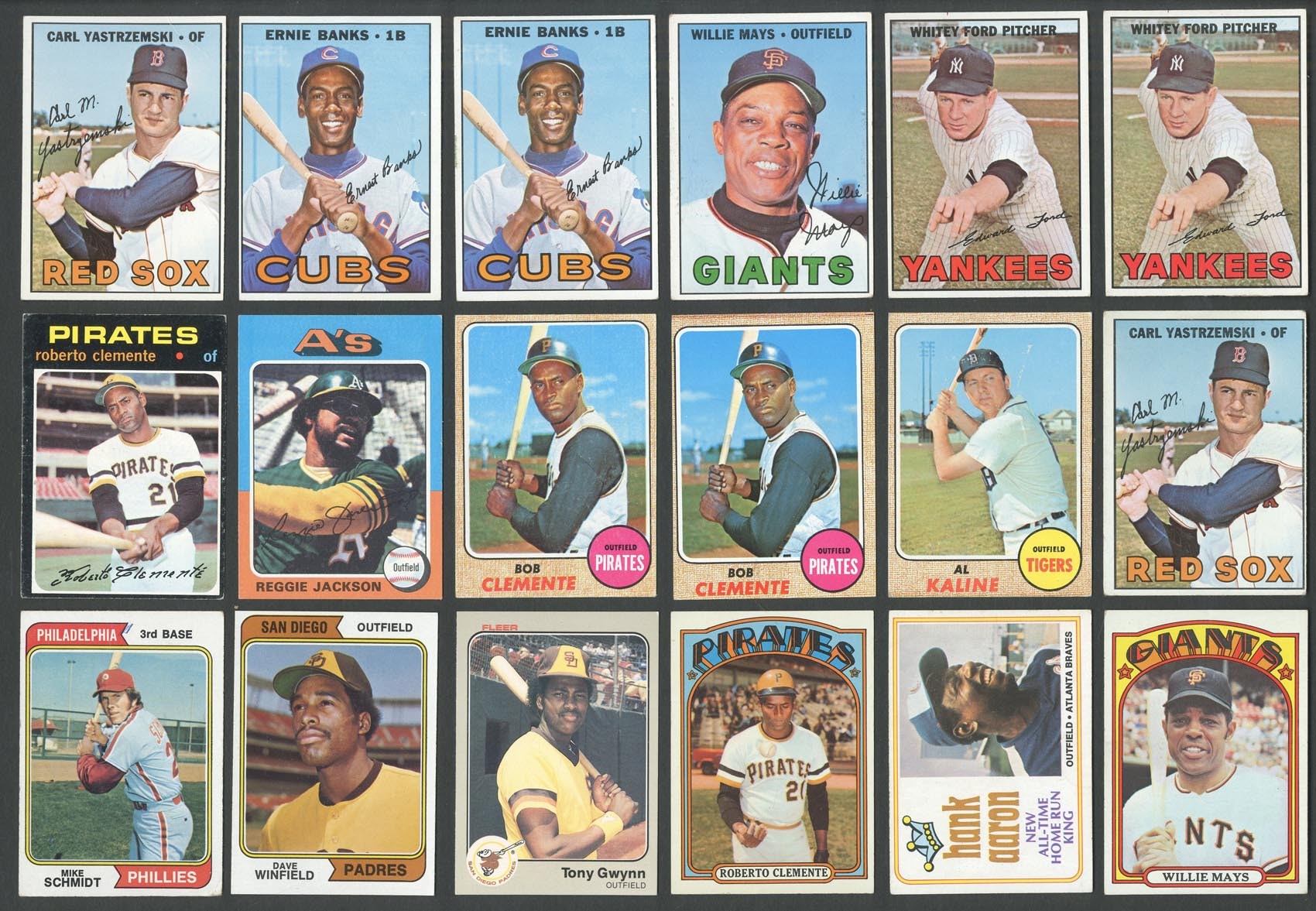 Baseball and Trading Cards - 1967-1980s TOPPS Collection with Stars! - LOADED!(1,400 +)