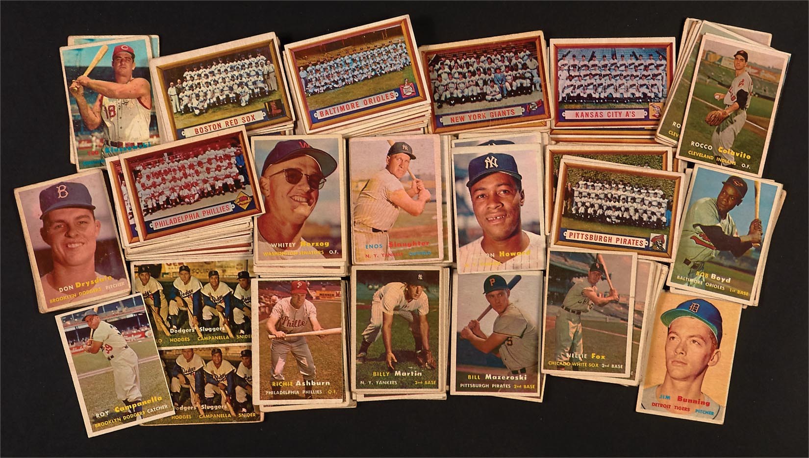 - 1957 Topps Baseball Card Hoard (6,000+ cards)