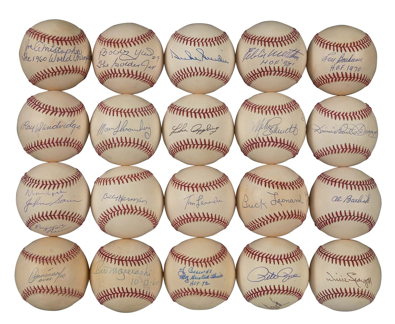 - Massive Single-Signed Baseball Collection (2,800+)