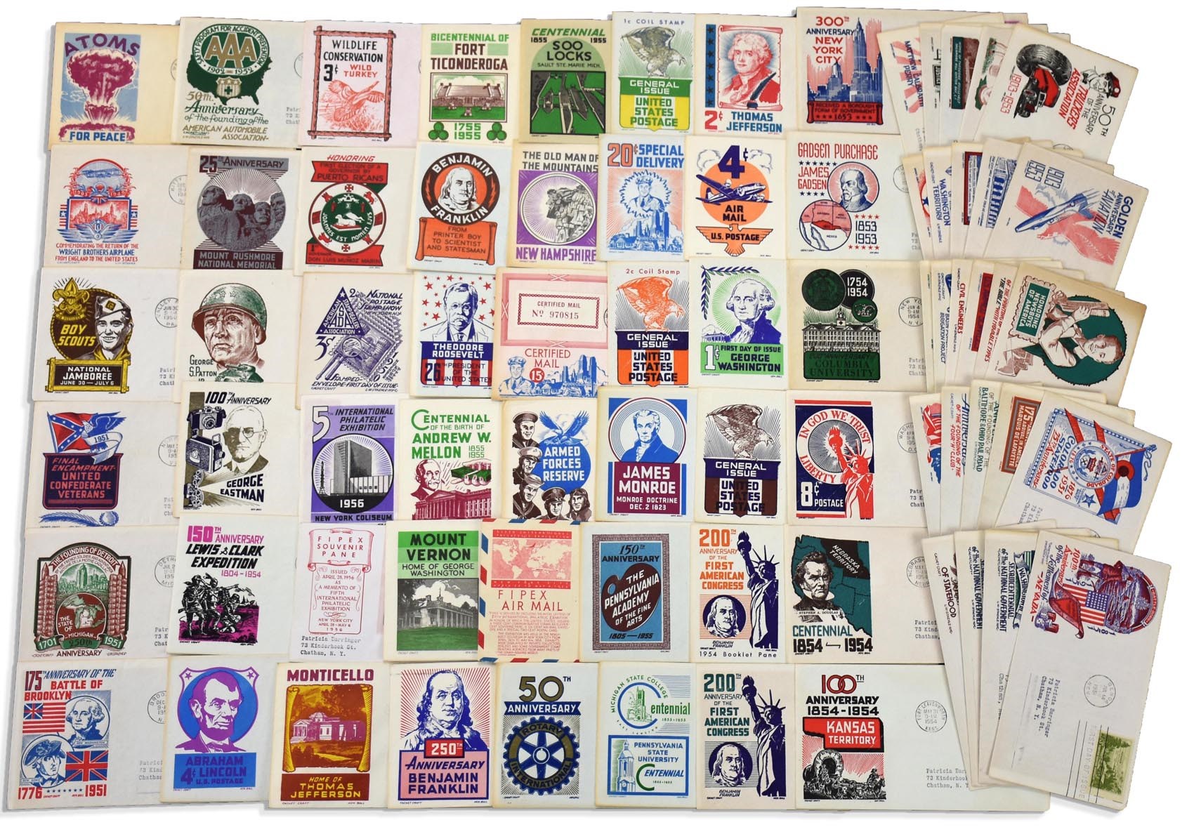 1950-55 First Day Covers Collection (96)