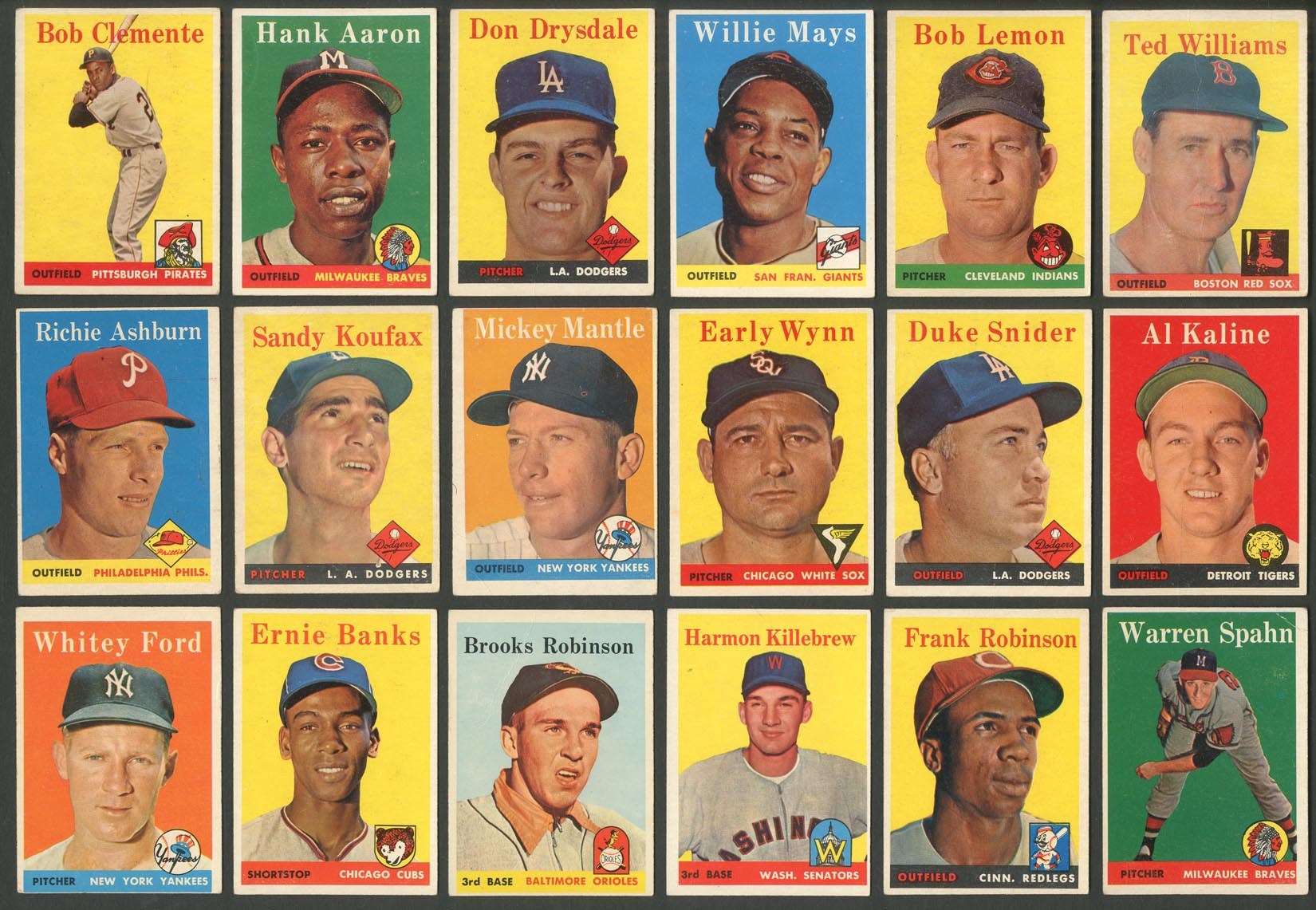Baseball and Trading Cards - 1958 Topps Near-Complete Set (492/494)