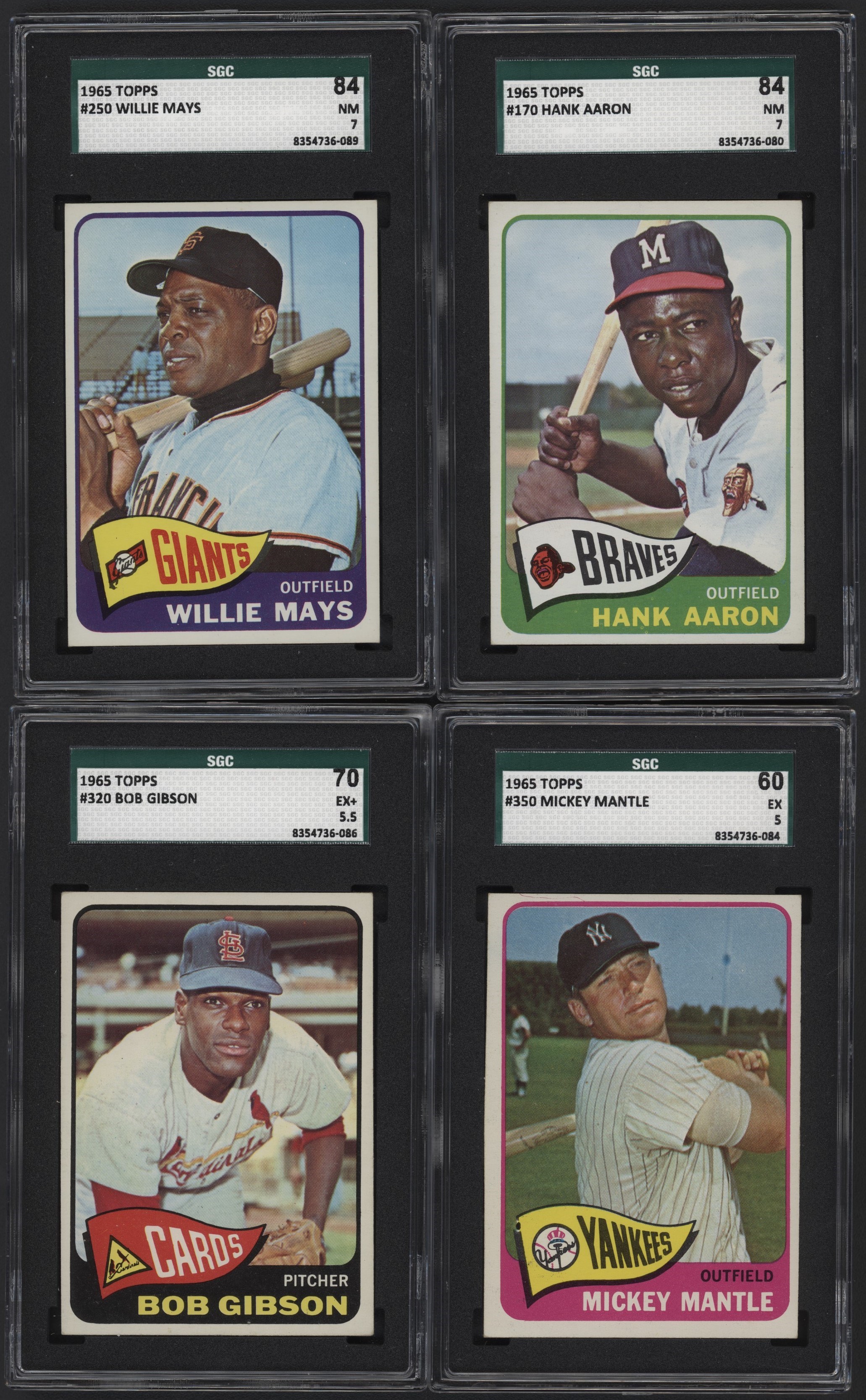 - 1965 Topps Complete Set w/(10) SGC Graded