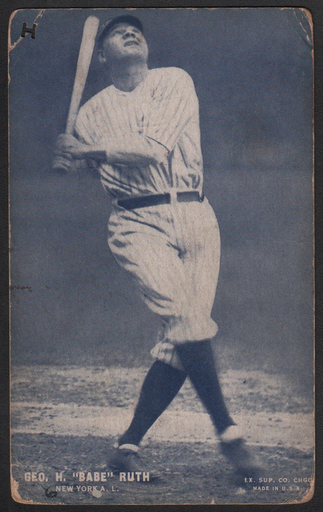 - 1928 Babe Ruth Exhibit Card