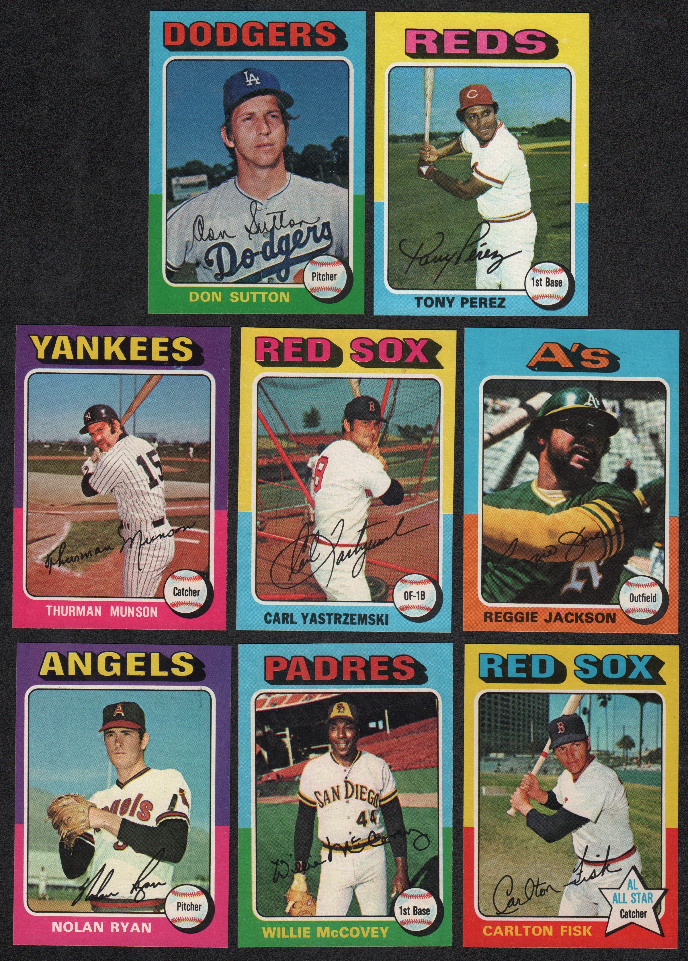 - 1975 Topps Partial set of (600/660) Cards with Stars!