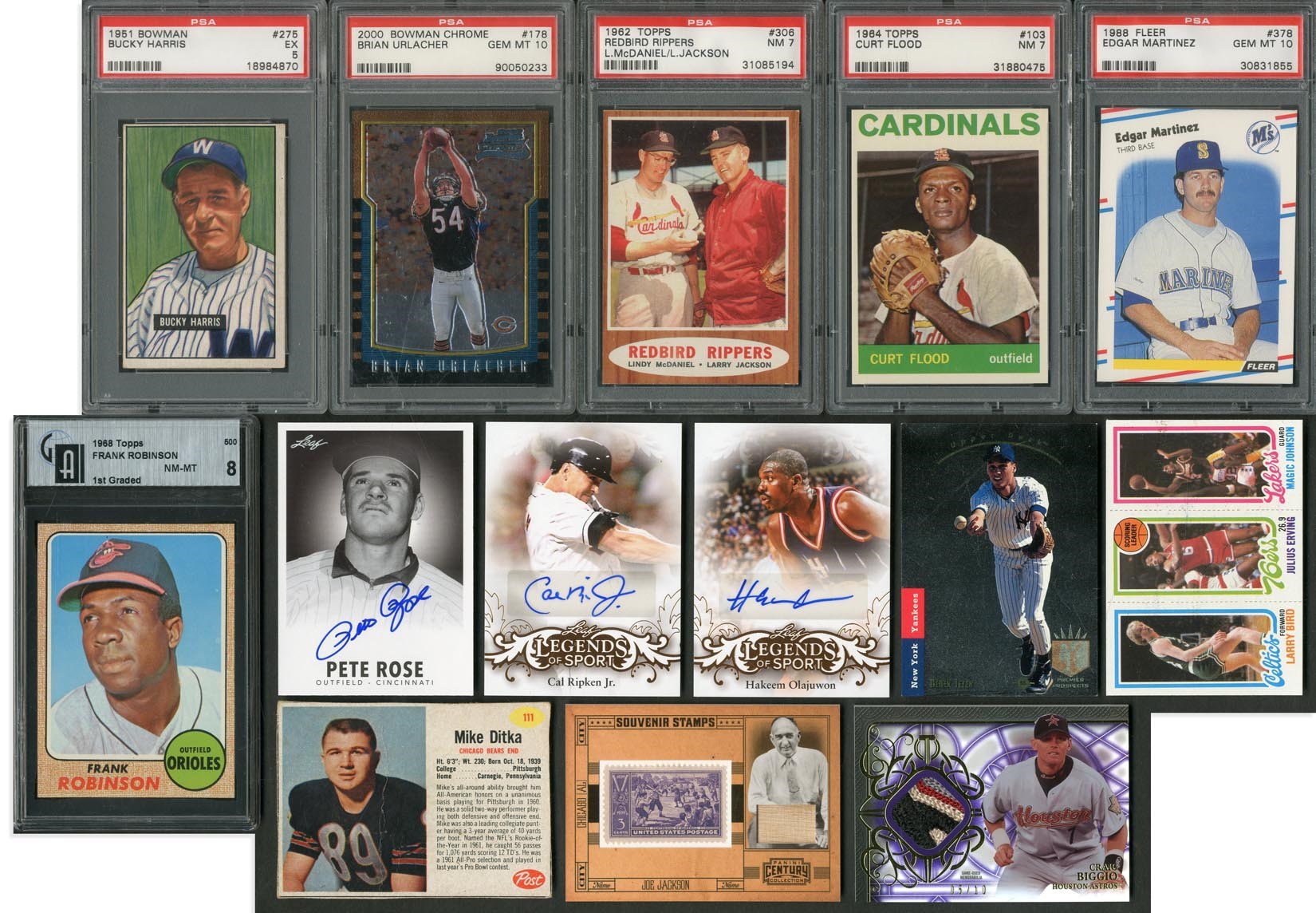 Baseball and Trading Cards - Massive Multi-Sport Card Autograph, Memorabilia & Rookie Collection (2,000+)