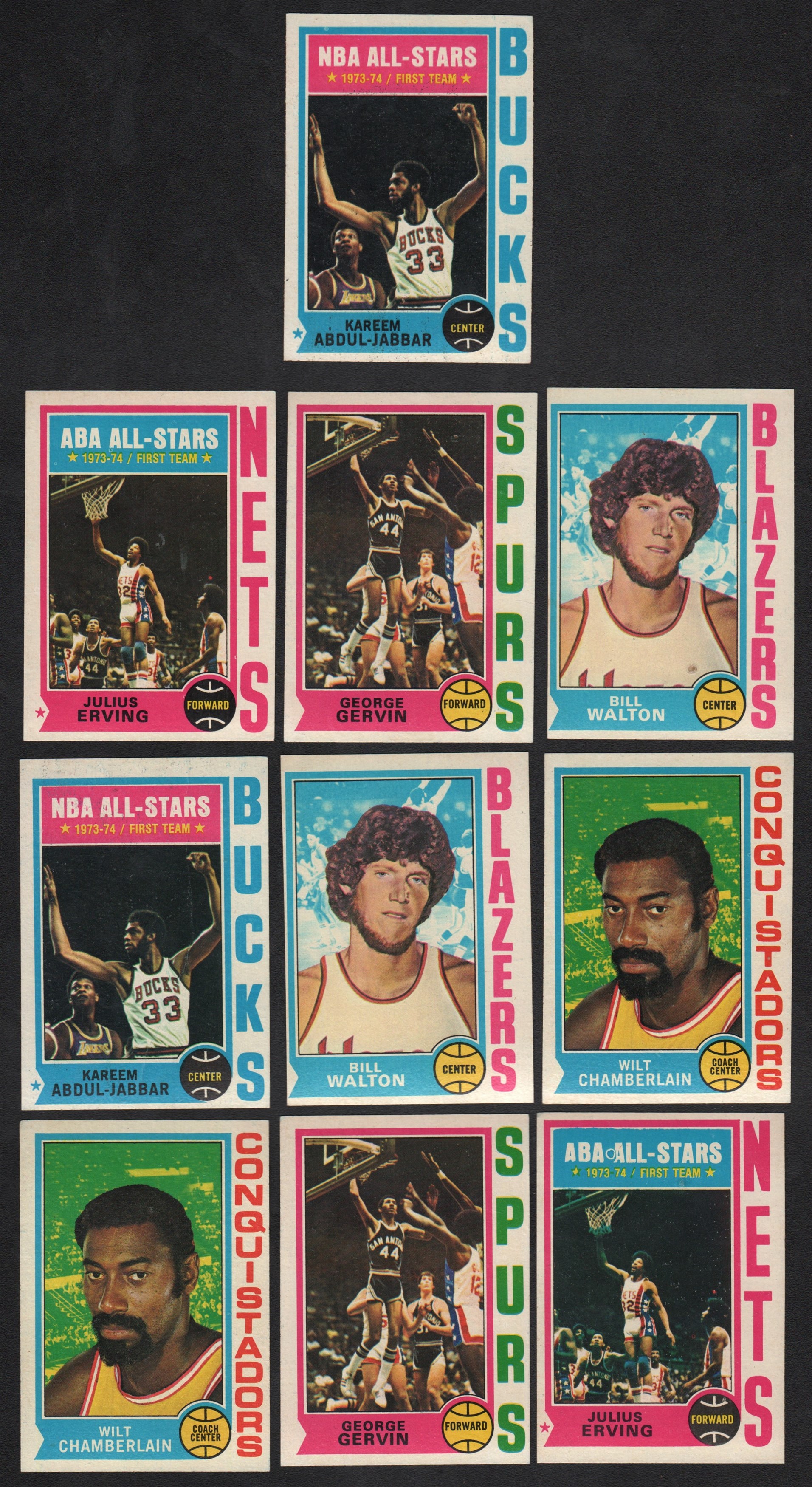 Basketball Cards - 1974/75 Topps Basketball Pair of Complete Sets (2)