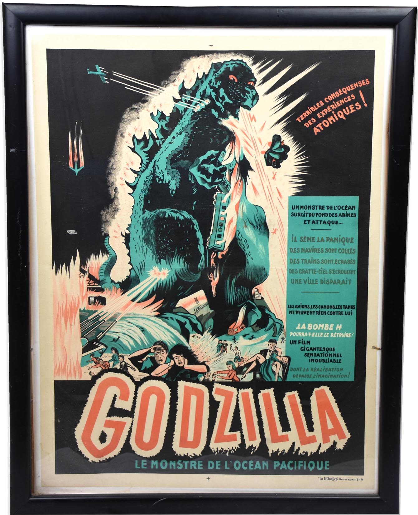 Rock And Pop Culture - 1957 "Godzilla" Movie Poster