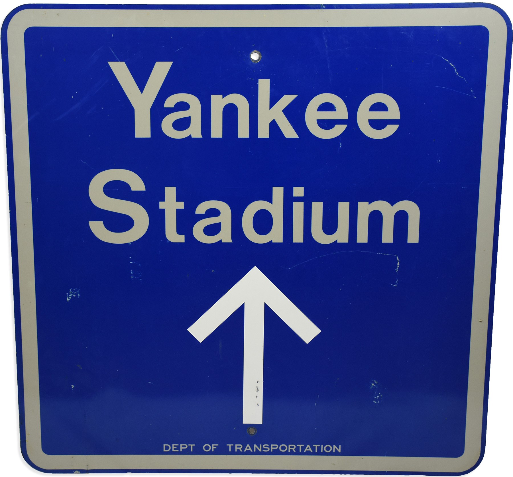 NY Yankees, Giants & Mets - 1970s Definitive Yankee Stadium Sign