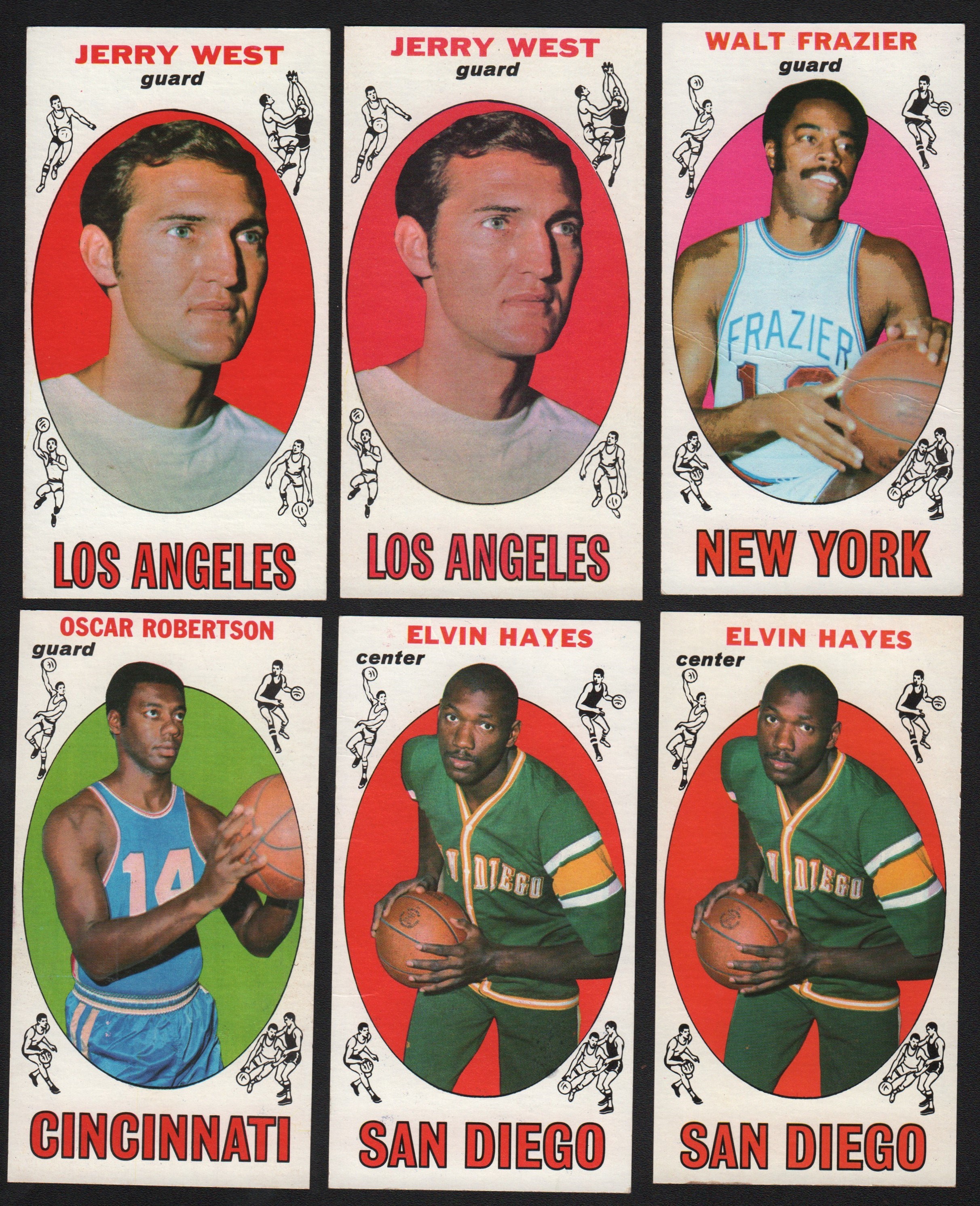 - 1969 Topps Basketball HOFer Collection (15)