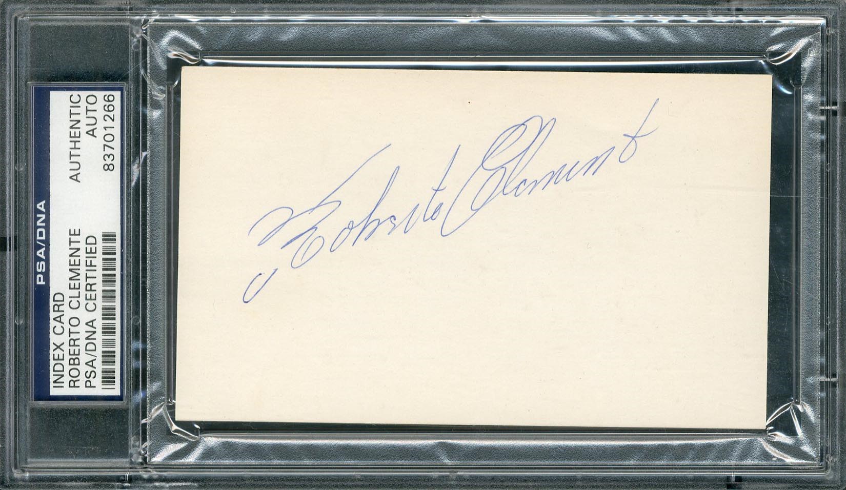 Baseball Autographs - Pristine Roberto Clemente Signature (PSA/DNA)