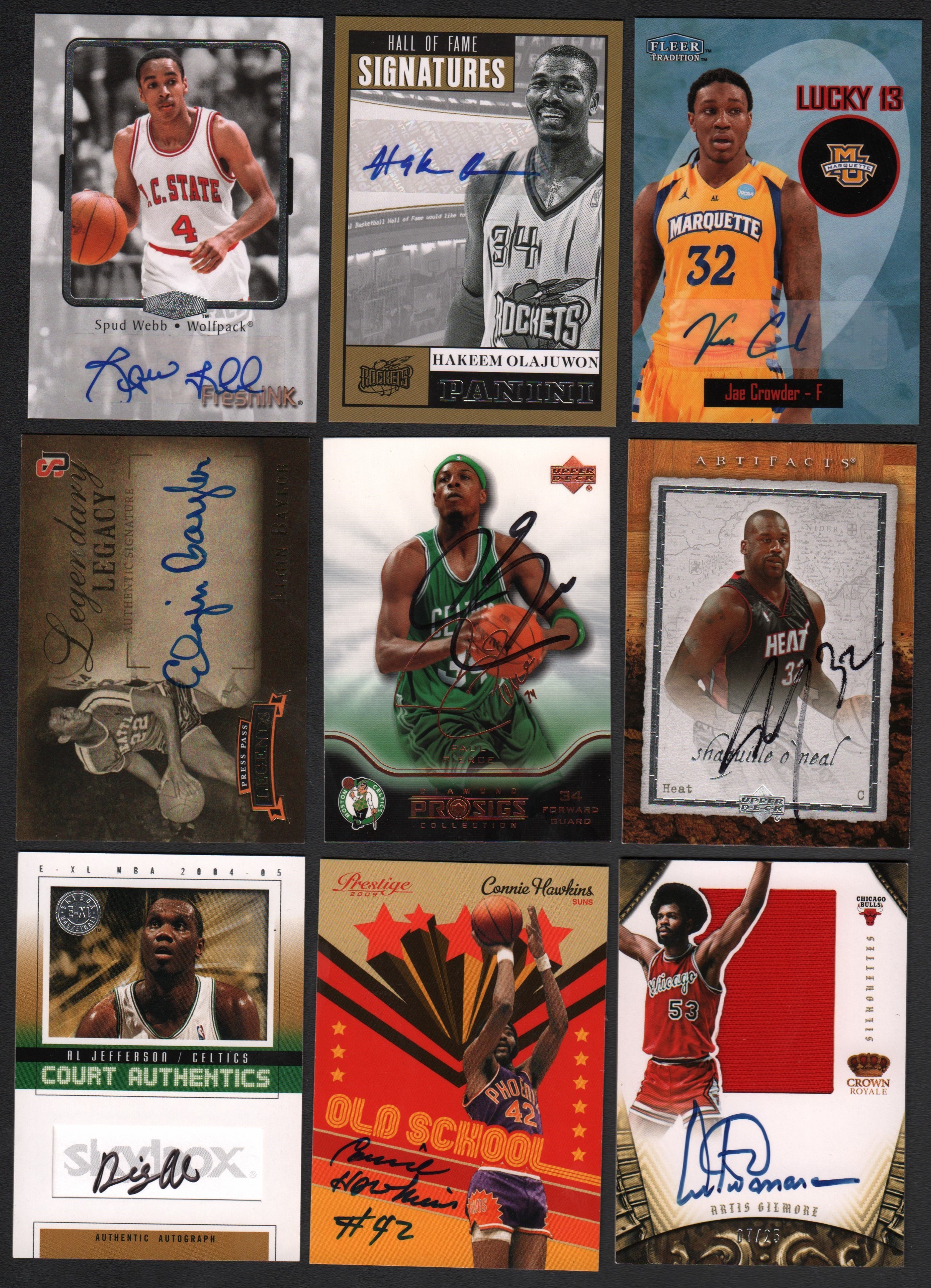 Basketball Cards - Modern Signed Basketball Card Collection (12)