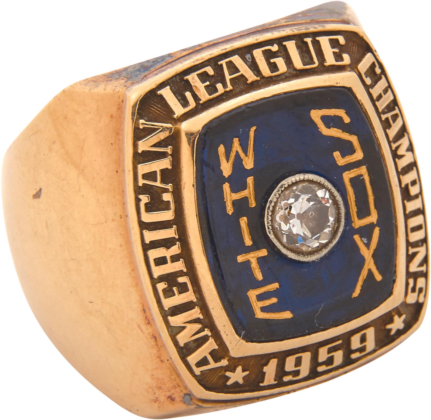 Nellie Fox's 1959 Chicago White Sox American League Championship Ring (Fox Family Letter)