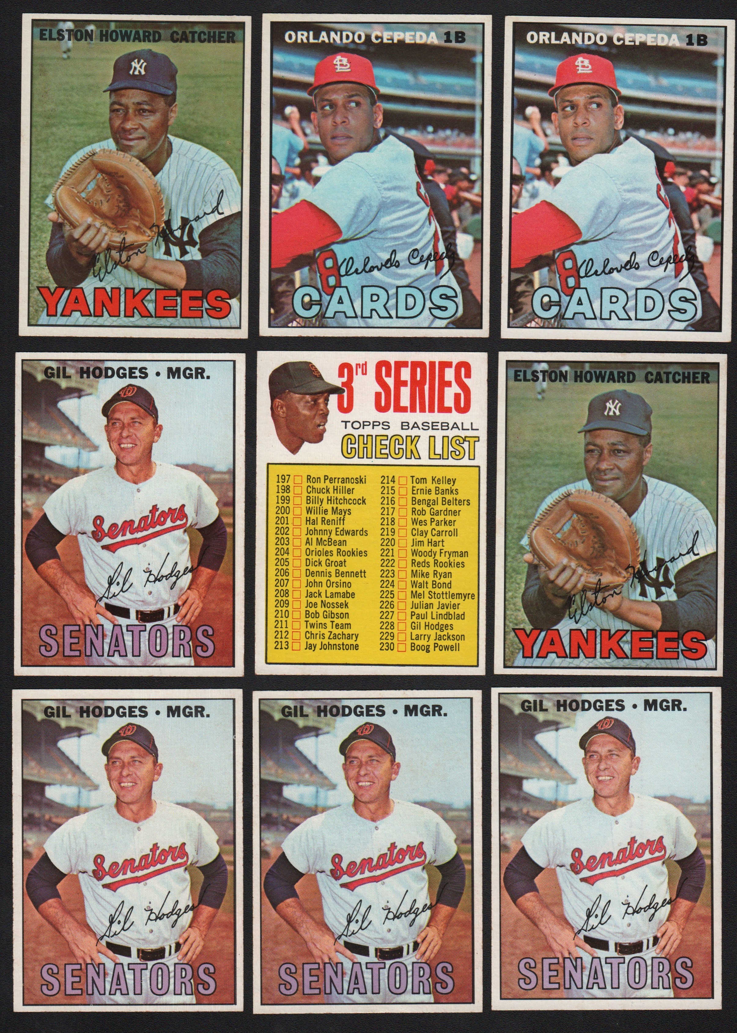 - 1967 Topps Star Lot of (23) Cards