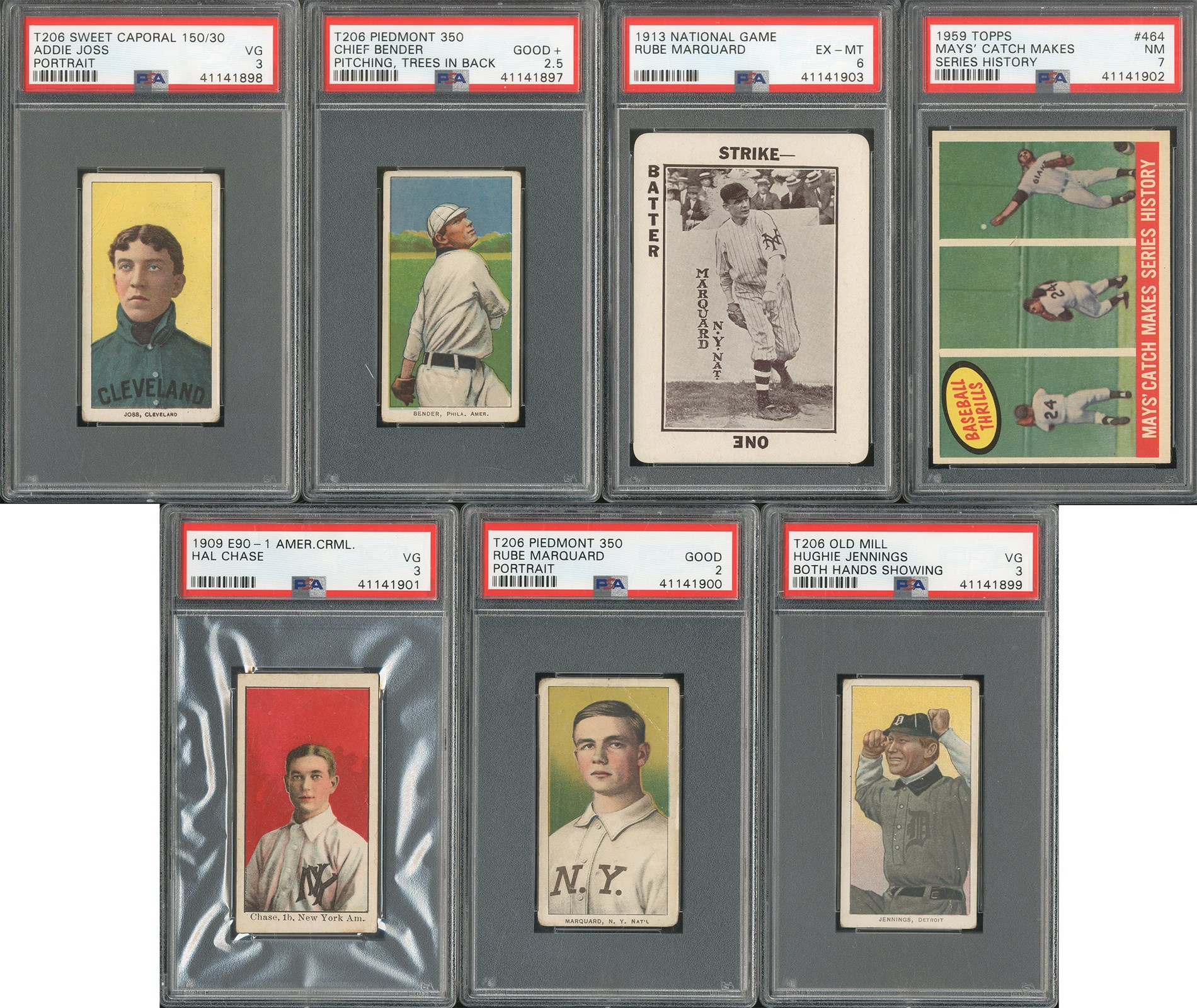 Baseball and Trading Cards - Vintage Multi-Sport Collection with Obscurities, T206 & PSA Graded (25)